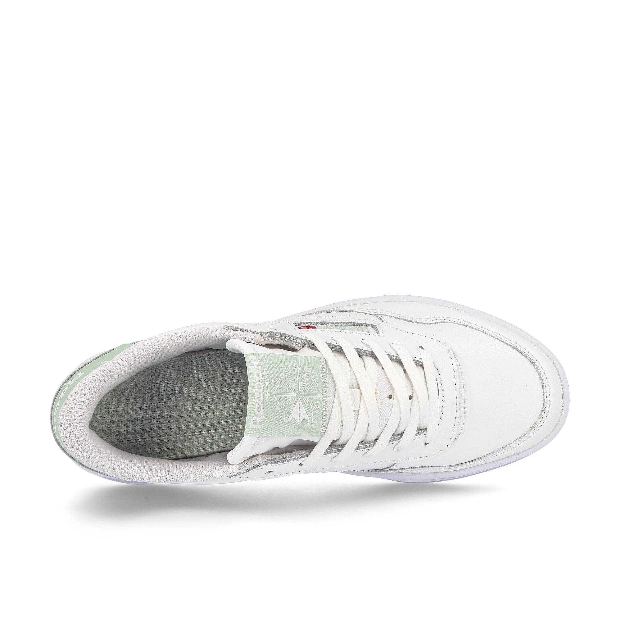 Reebok wmns court peak Footwear White / Light Sage / Light Sage Low Top Sneakers Detailfoto | Overkill
