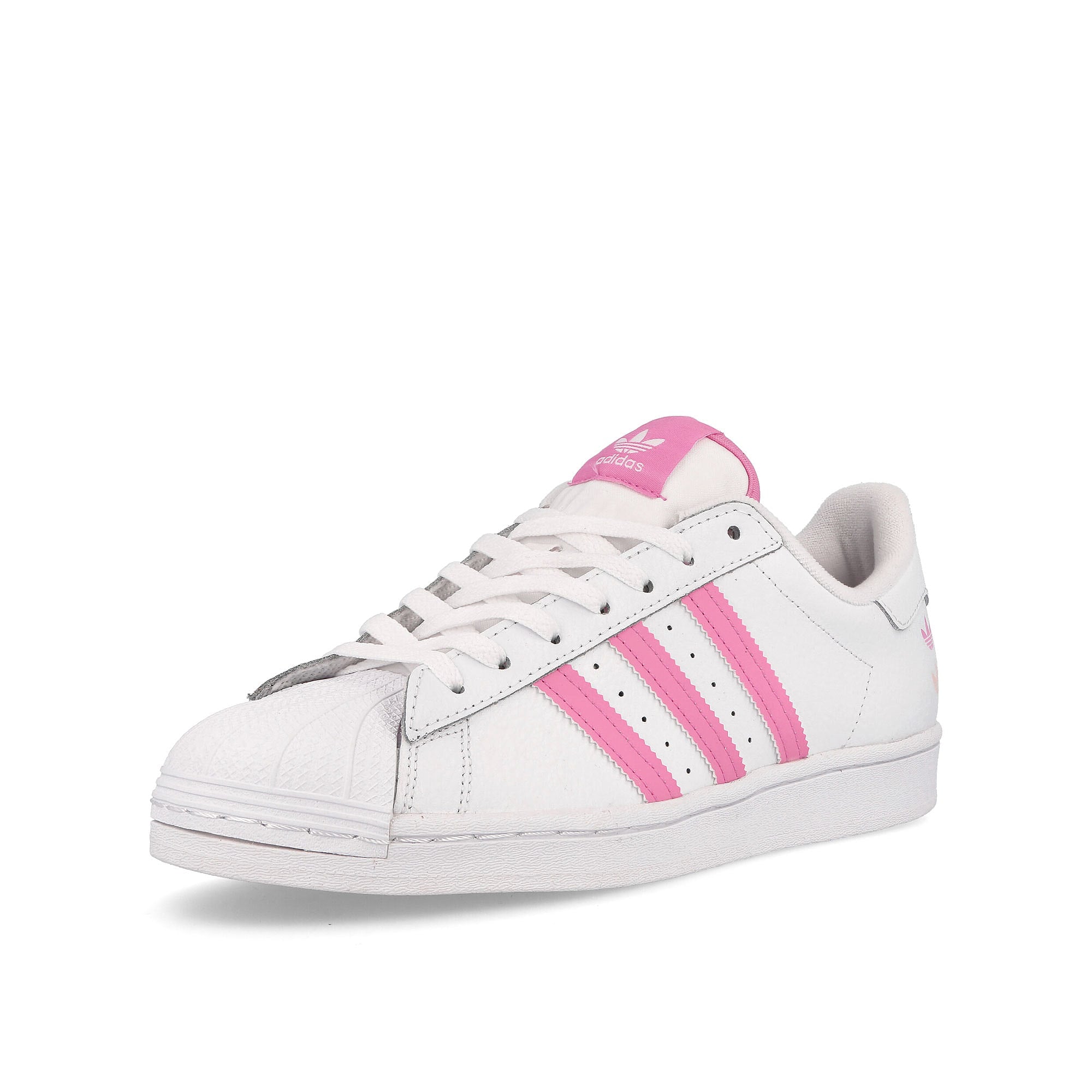 adidas superstar Footwear White / Bliss Pink / Bliss Orange Sneakers Close Up | Overkill