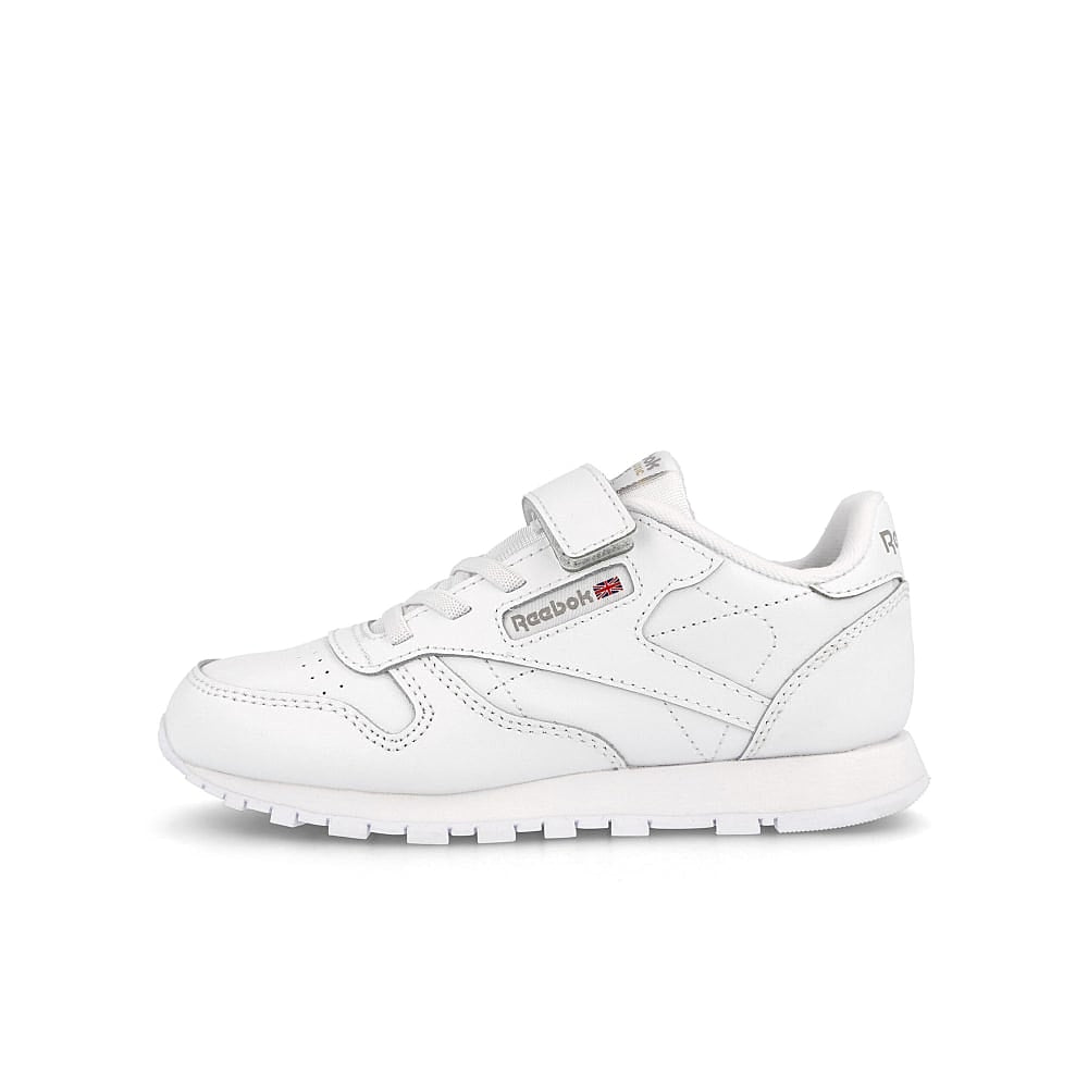 Reebok classic leather 1v kids White-Carbon-Vector Blue Low Top Sneakers GZ5257 | Overkill