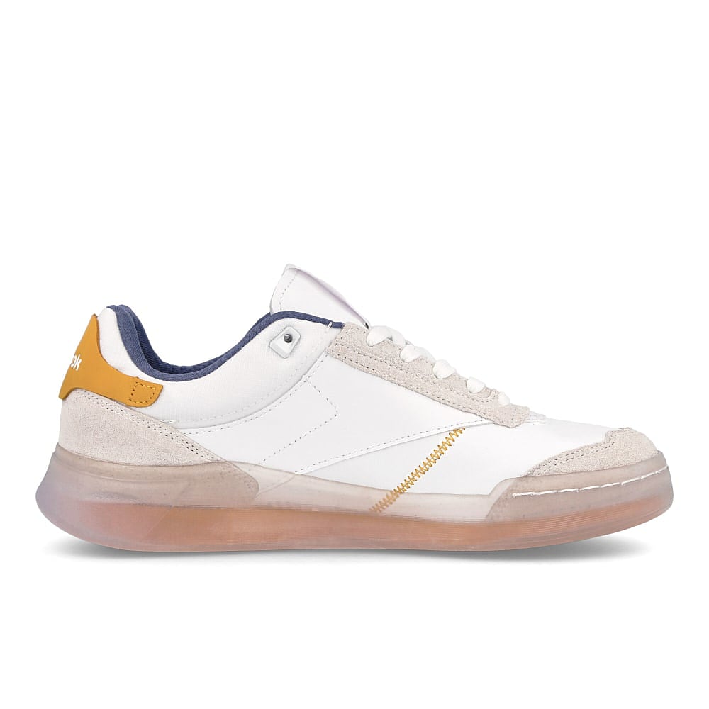 Reebok club c legacy Footwear White / Bright Ochre / Brave Blue Material | Overkill