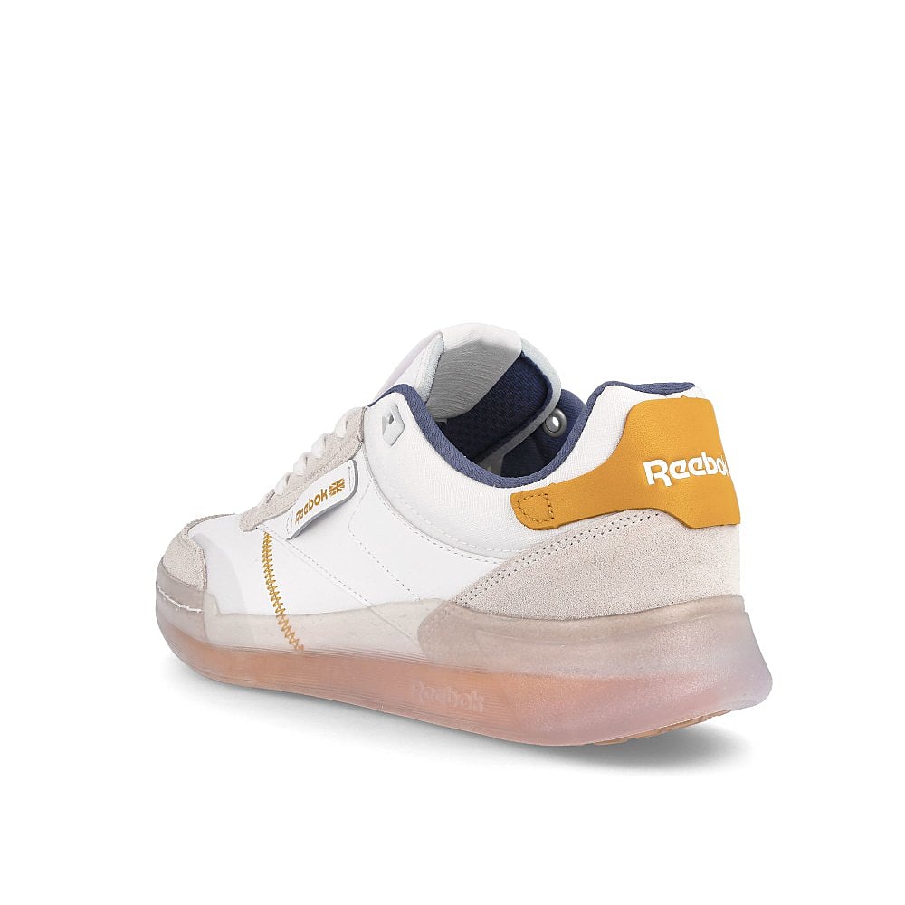 Reebok club c legacy Footwear White / Bright Ochre / Brave Blue Close-up | Overkill