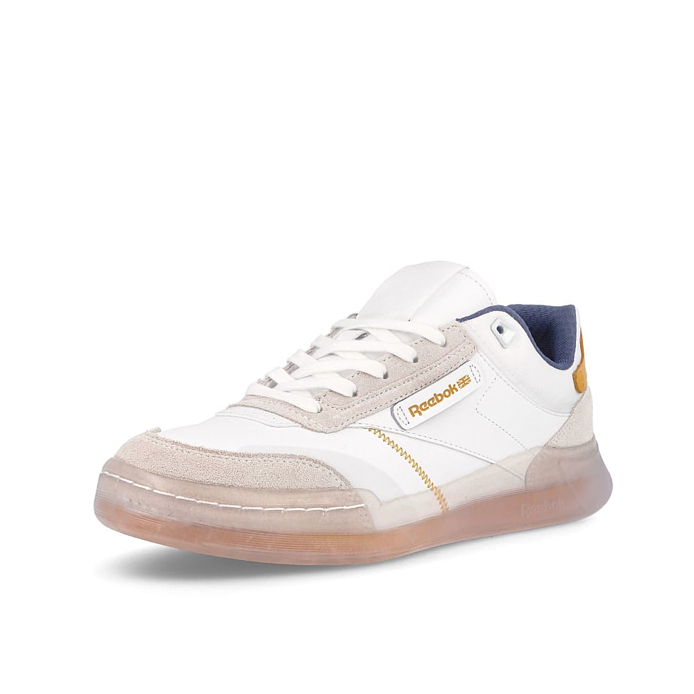 Reebok club c legacy Footwear White / Bright Ochre / Brave Blue Detailfoto | Overkill