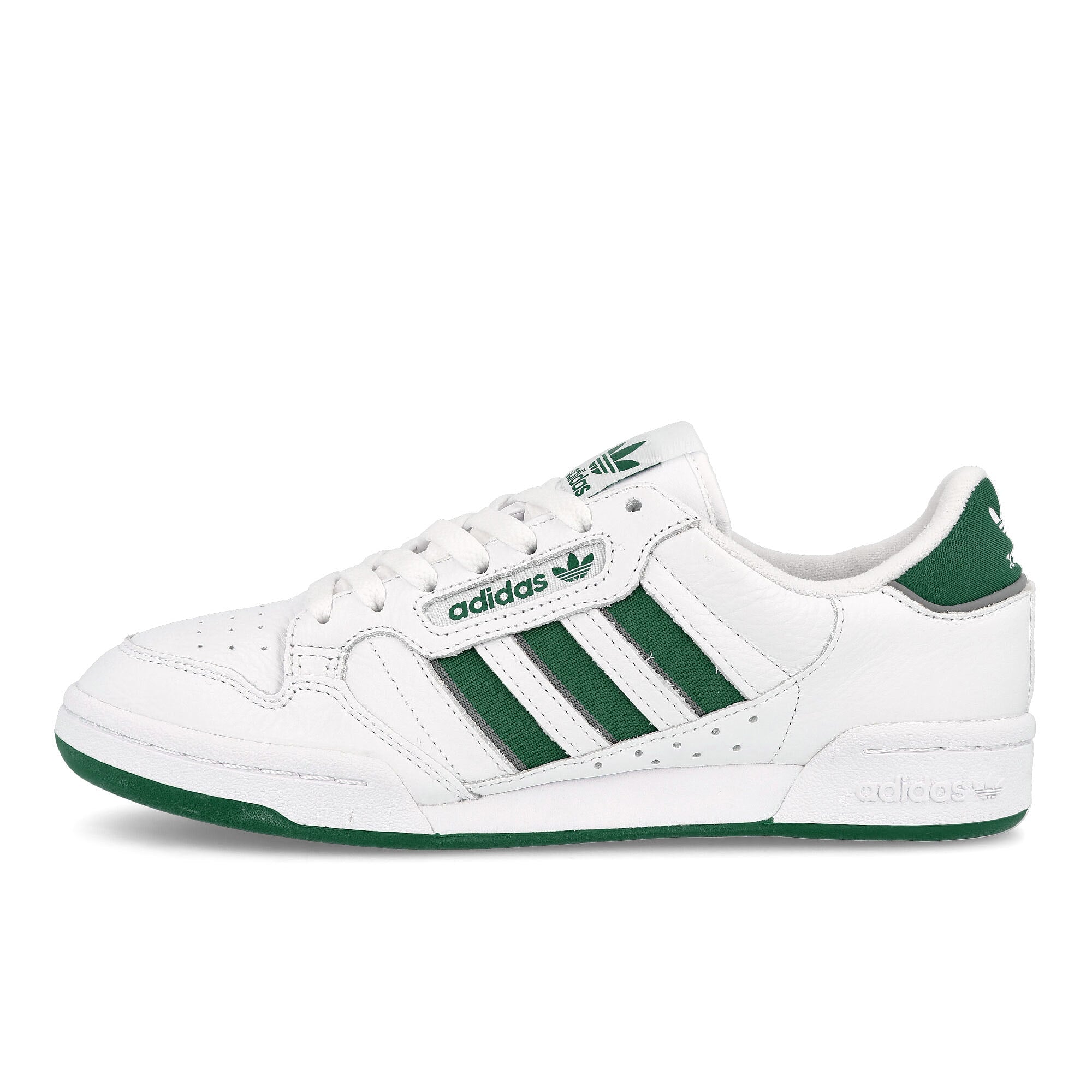 adidas continental 80 stripes Footwear White / Collegiate Green / Grey Heather GZ6260 | Overkill