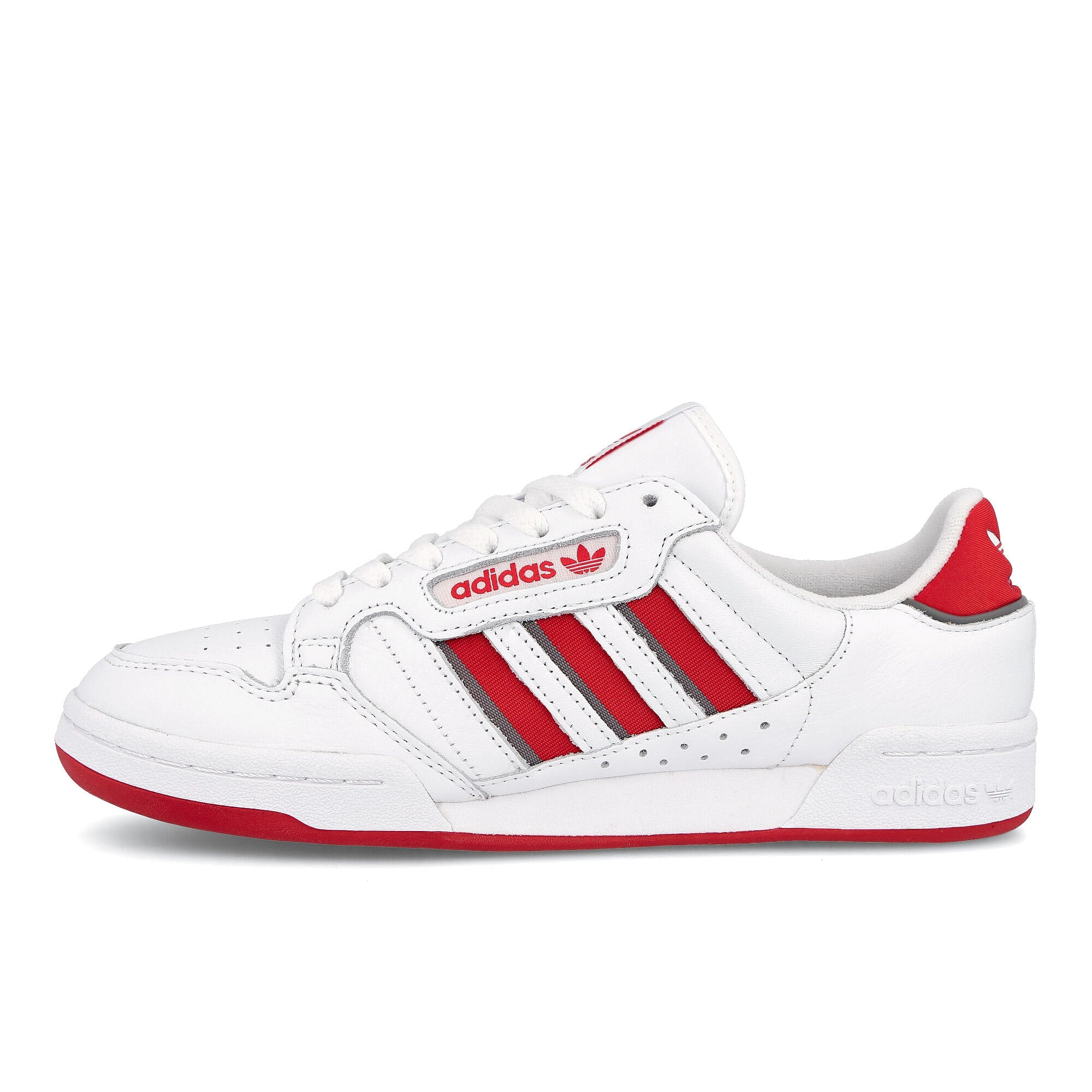 adidas continental 80 stripes Footwear White-Collegiate Red-Grey Three Sneakers GZ6261 | Overkill