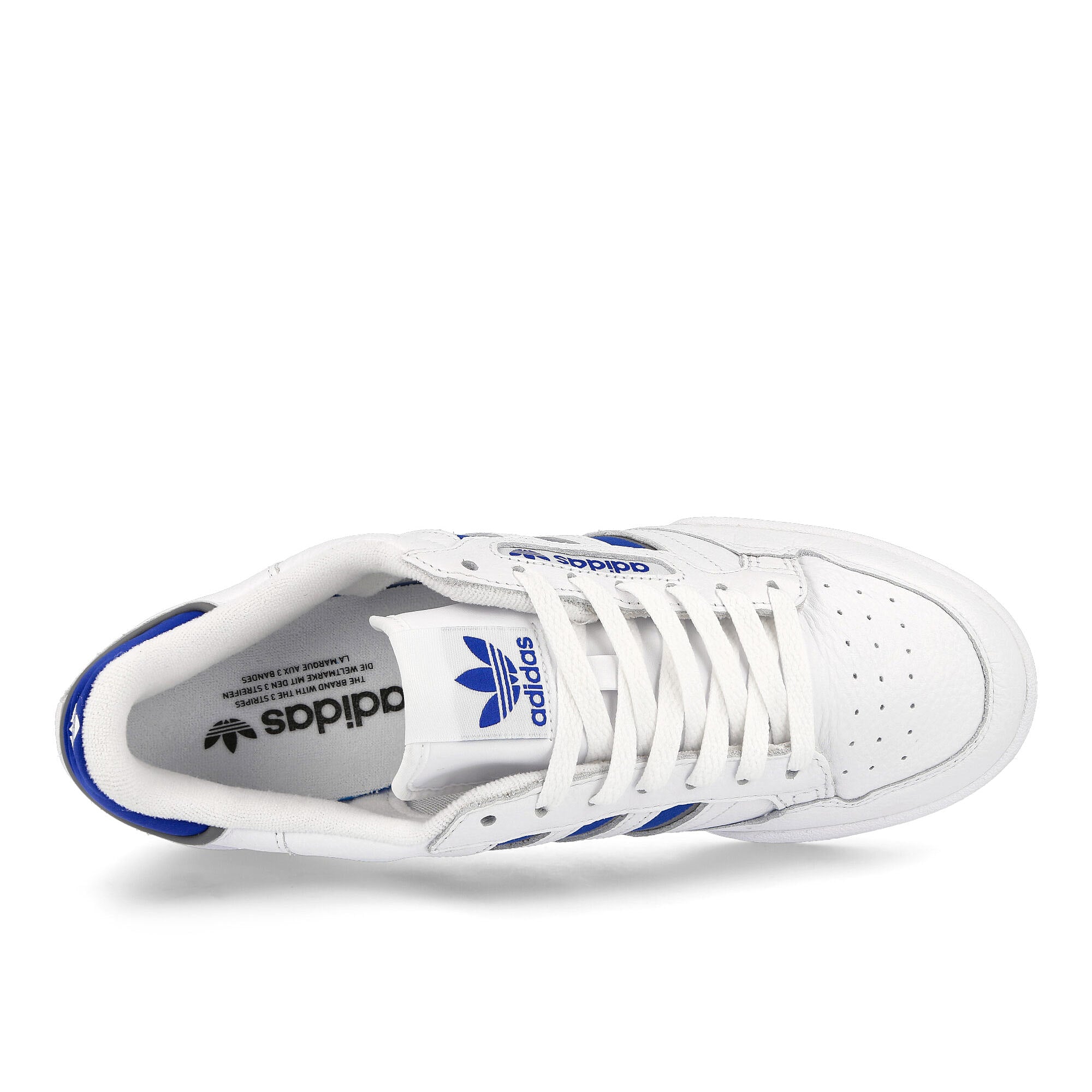 adidas continental 80 stripes Footwear White / Collegiate Royal / Grey Heather Detail view 1 | Overkill