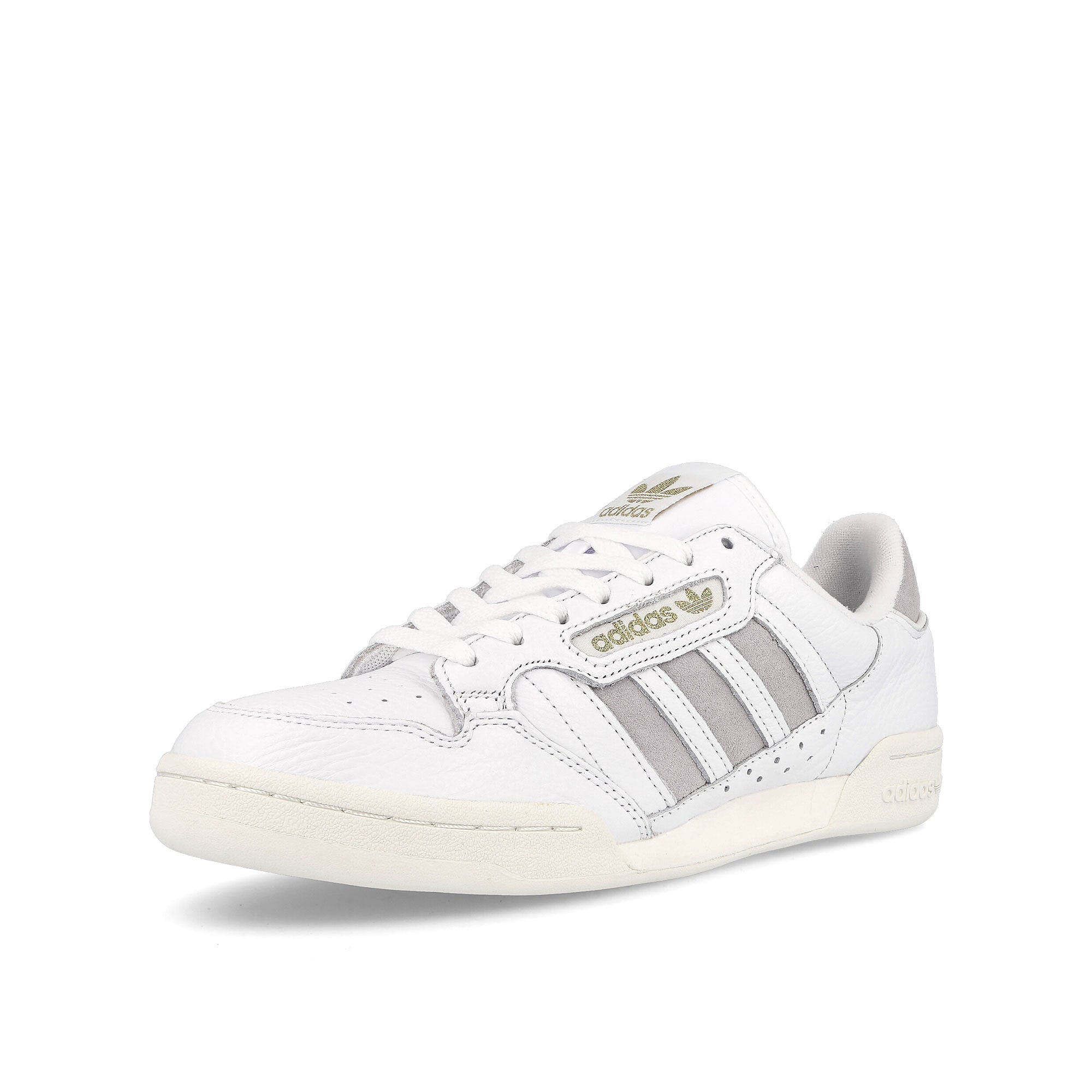 adidas continental 80 stripes Footwear White-Grey Two-Off White Sneakers Close Up | Overkill