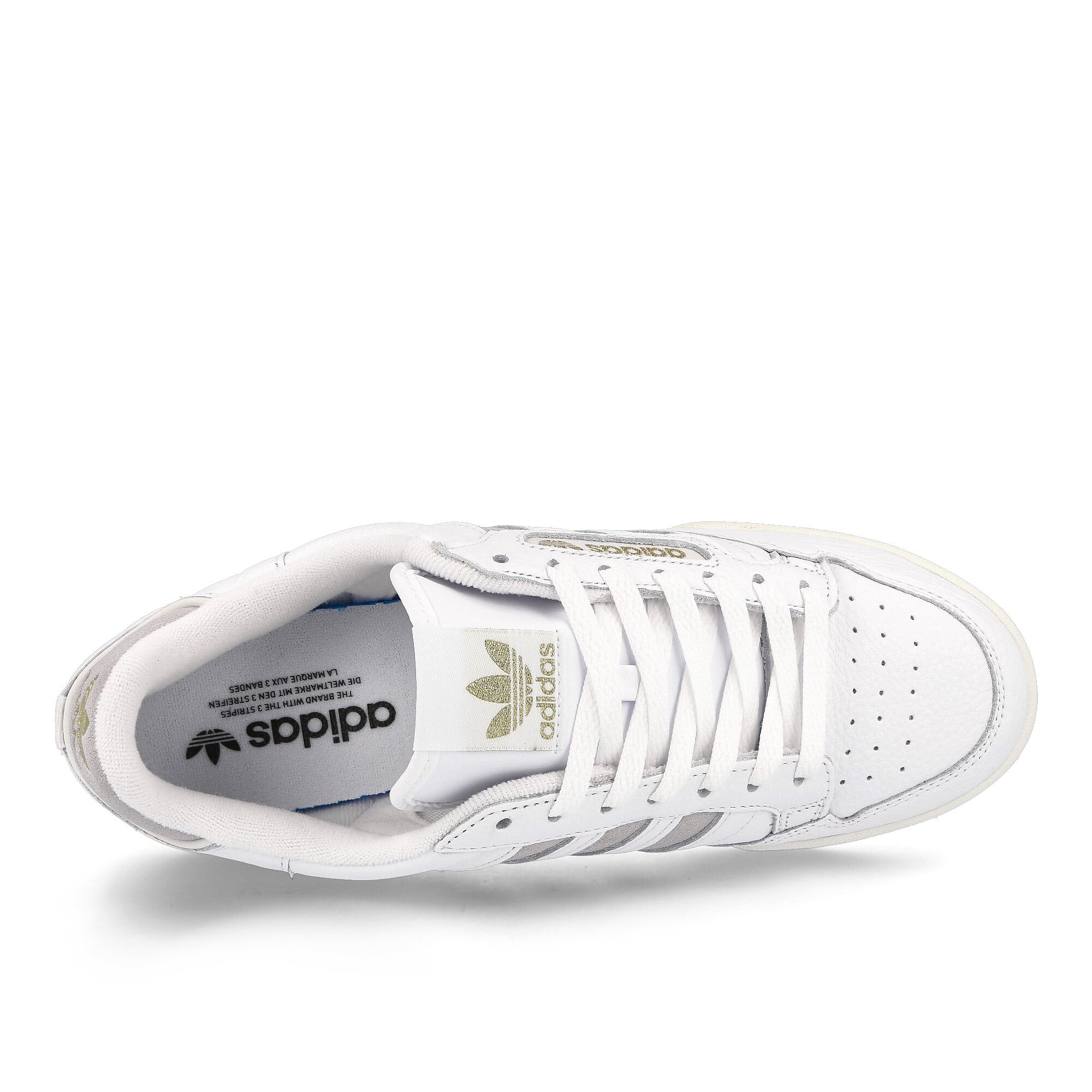 adidas continental 80 stripes Footwear White-Grey Two-Off White Sneakers Detailfoto | Overkill