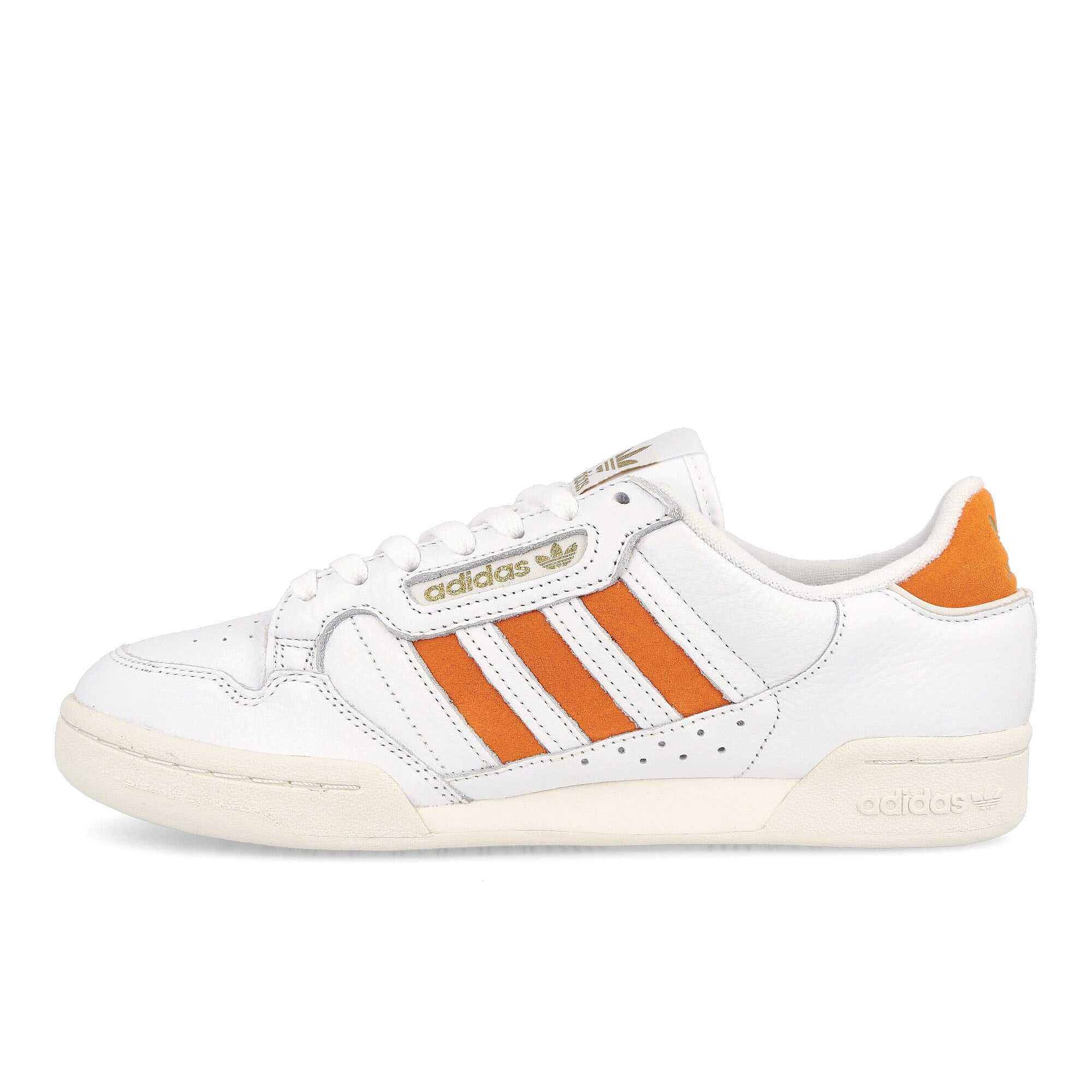adidas continental 80 stripes Footwear White-Orange Rush-Off White Sneakers GZ6267 | Overkill