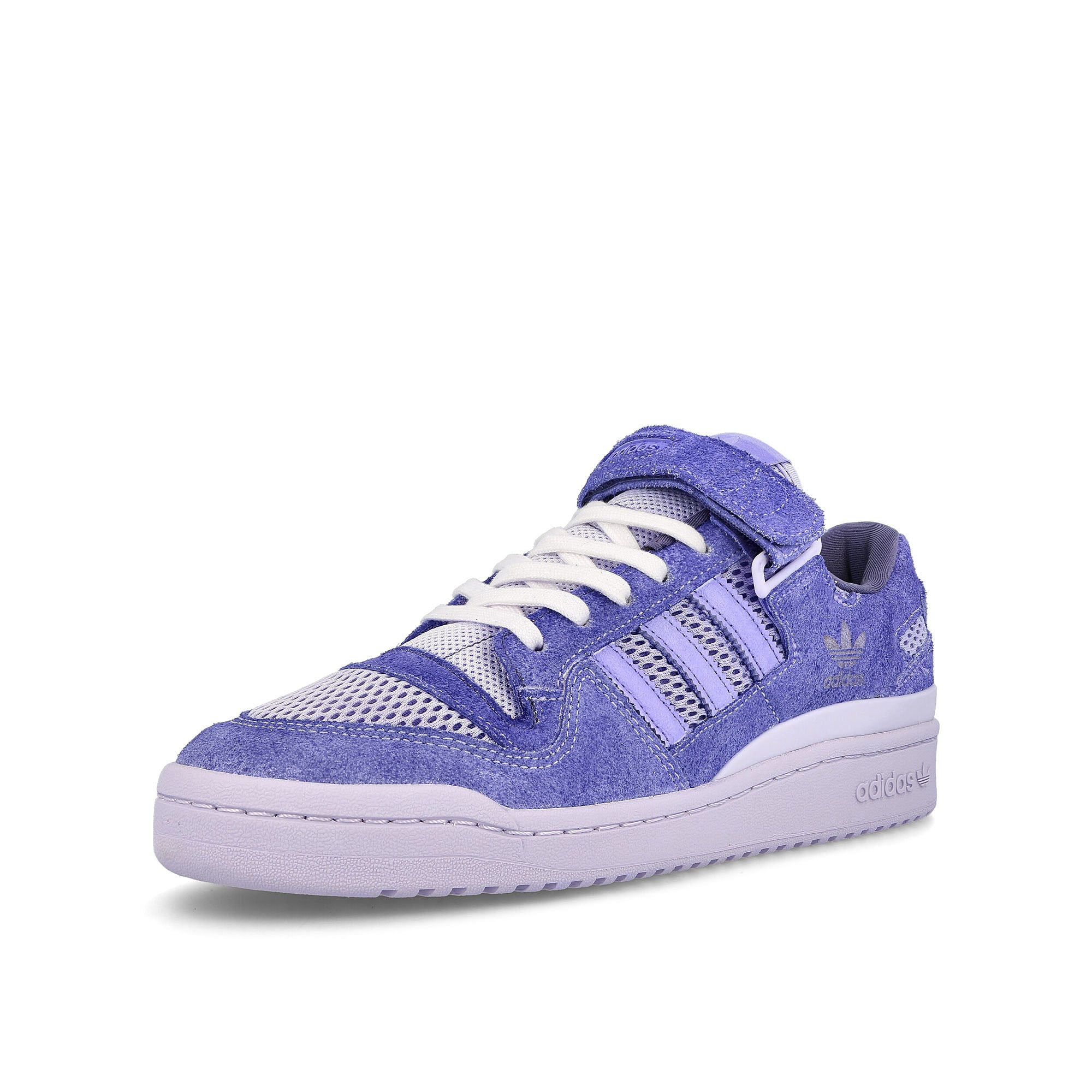 adidas forum 84 low 8k Tech Purple / Tech Purple / Tech Purple Sneakers Close Up | Overkill