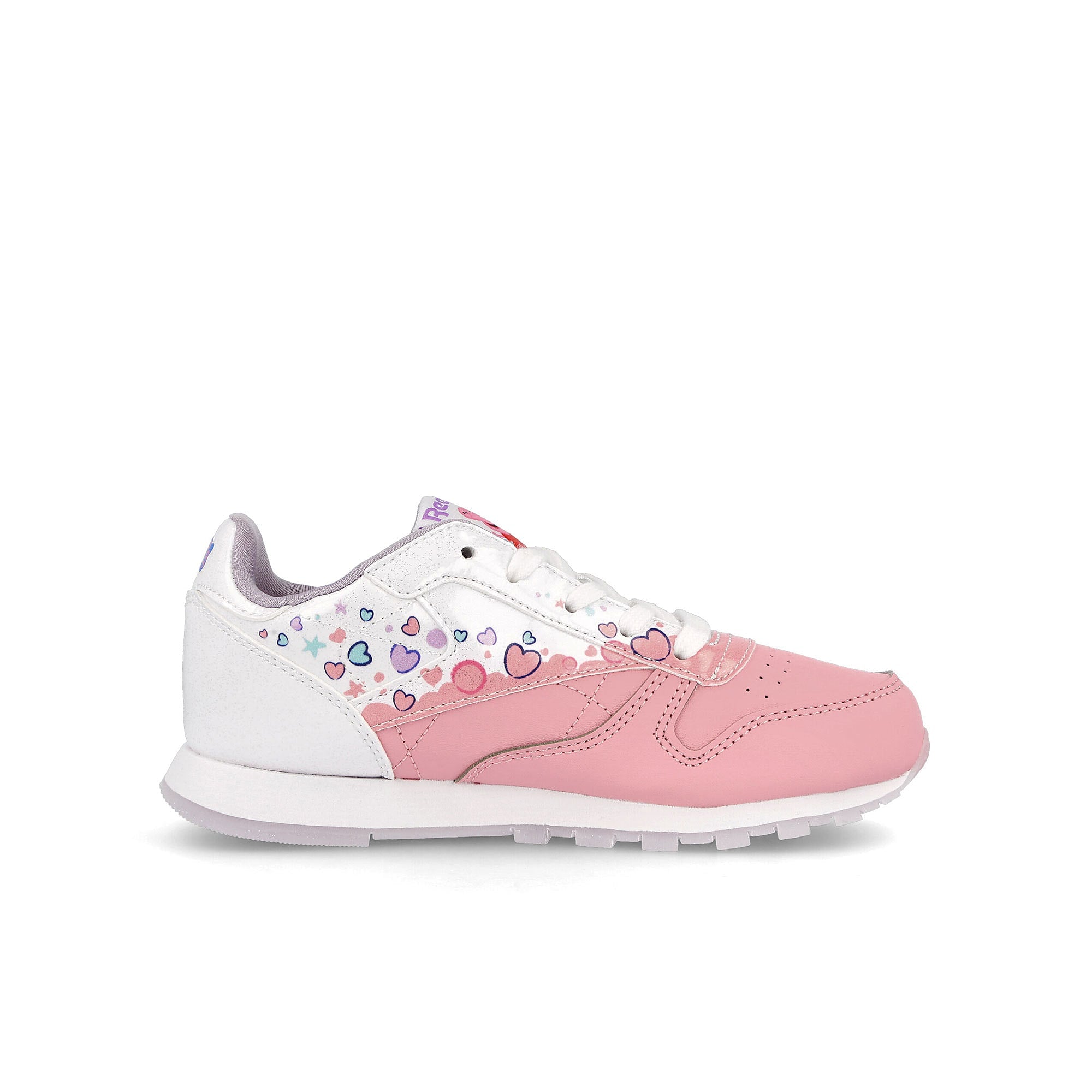 Reebok Peppa Pig x Reebok Classic Leather Kids Light Pink / Footwear White / Purple Glow Material | Overkill
