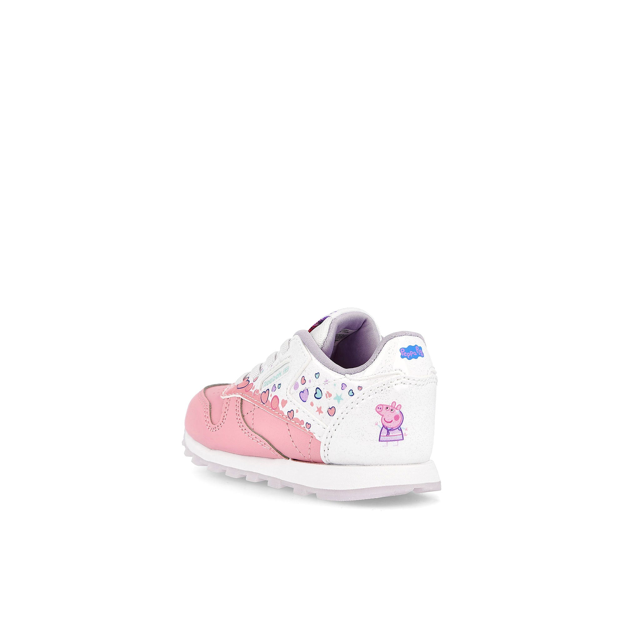 Reebok Peppa Pig x Reebok Classic Leather Infants Light Pink / Footwear White / Purple Glow Detailfoto | Overkill