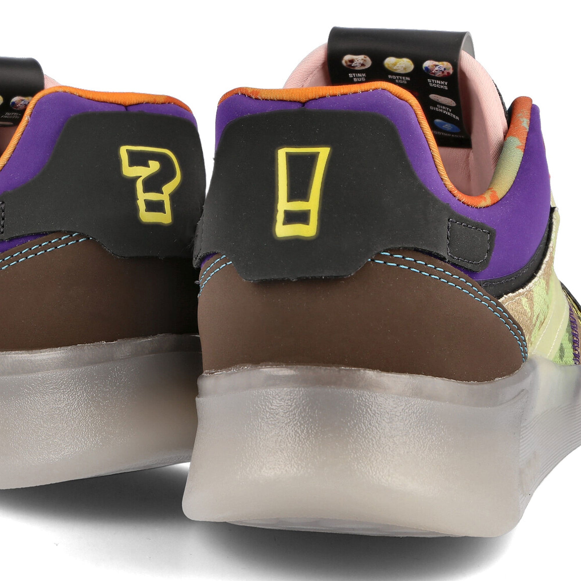 Reebok Jelly Belly x Reebok Club C Legacy Coal-Sport Violet-Pale Yellow Sneakers Detailfoto | Overkill