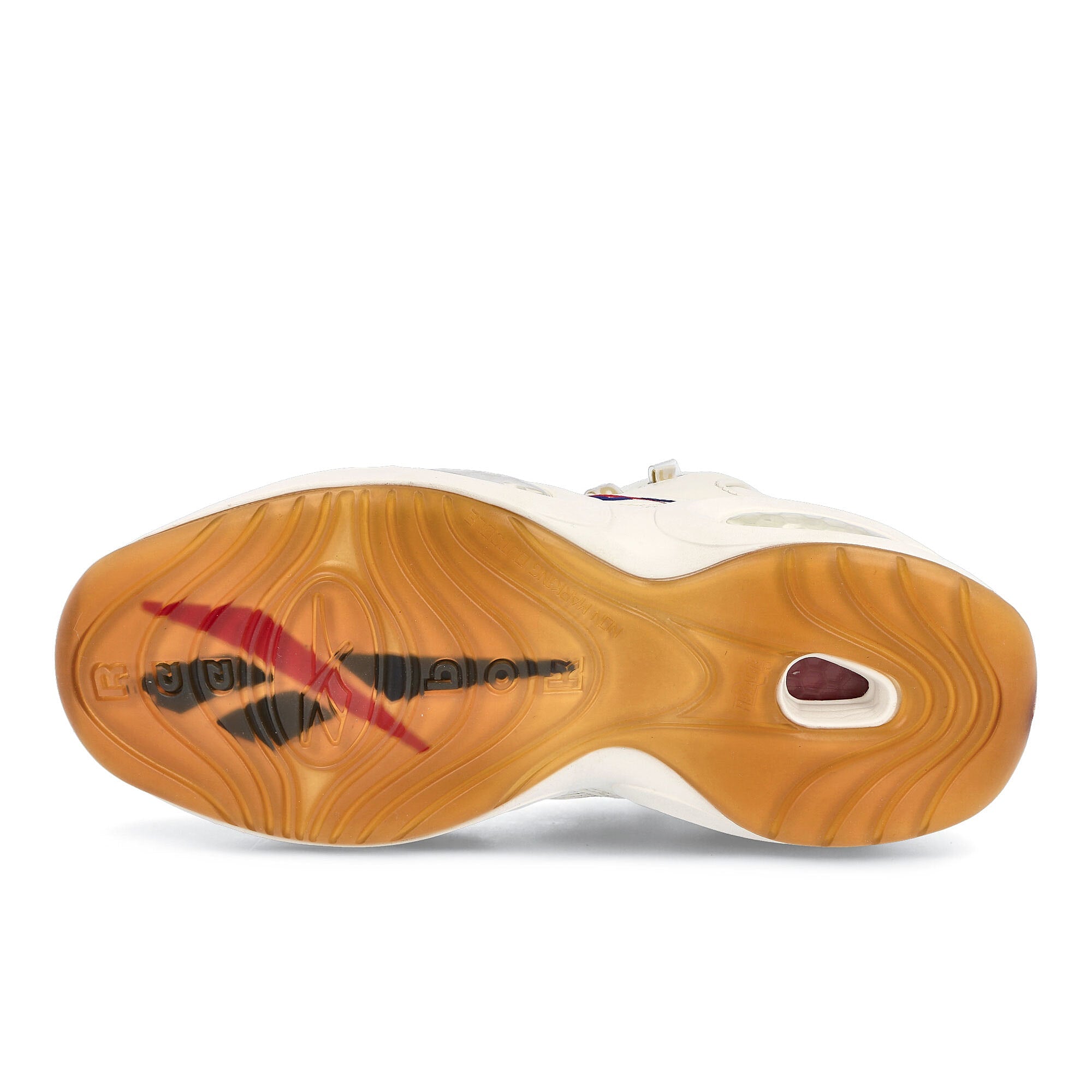 Reebok question mid Chalk-Vector Red-Vector Blue Sneakers Detail View 1 | Overkill