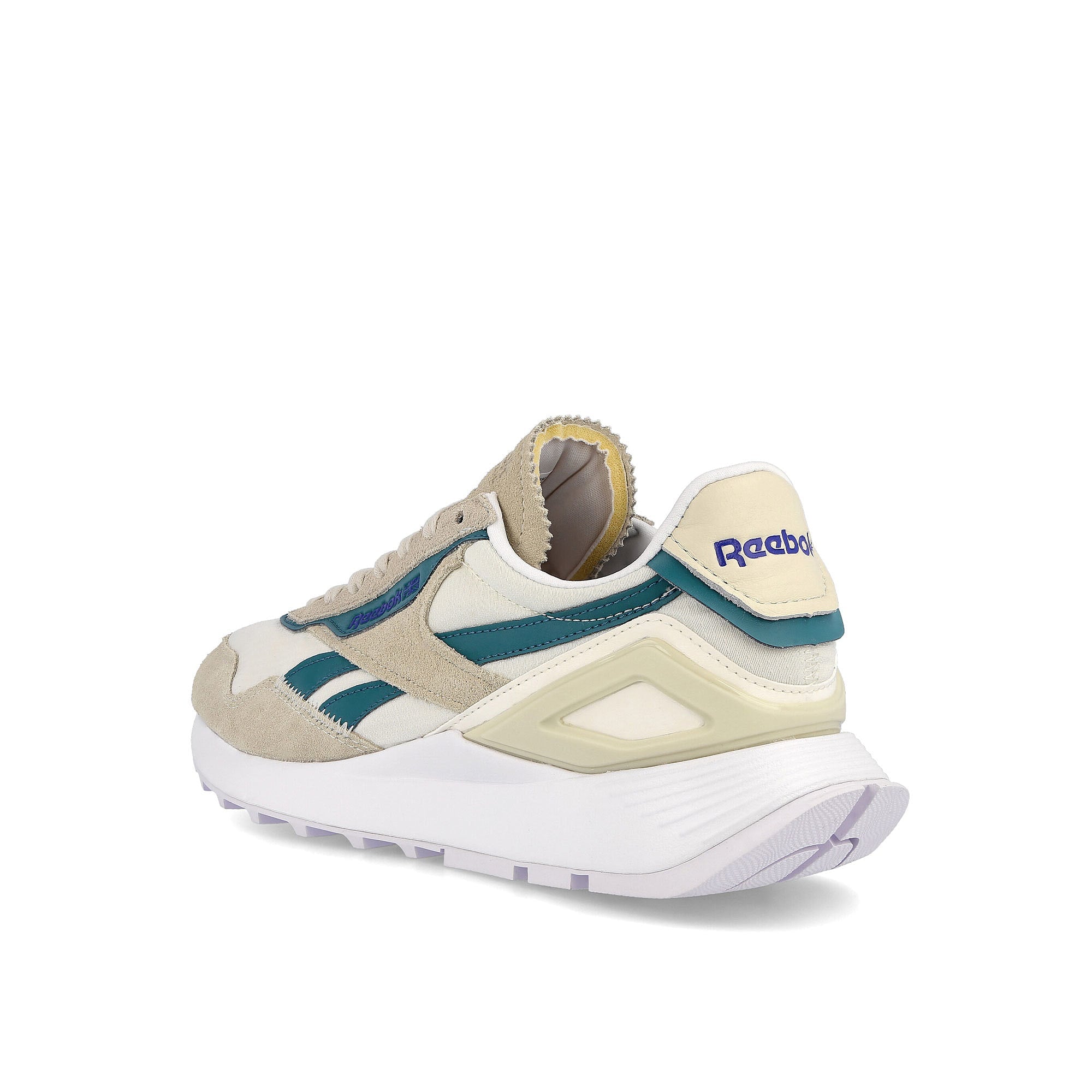 Reebok classic legacy az Chalk-Seaport Teal-Alabaster Low Top Sneakers Material | Overkill