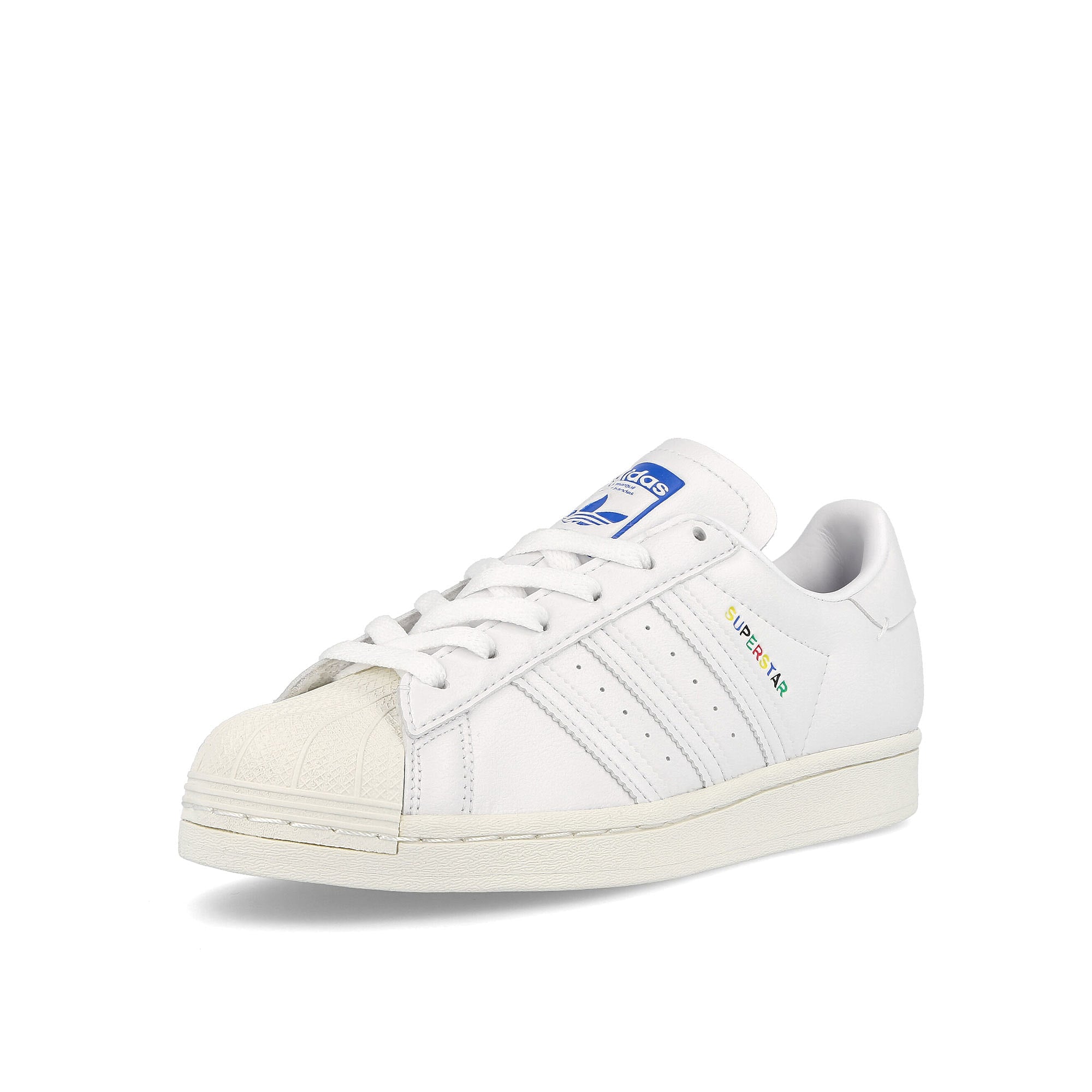 adidas wmns superstar Footwear White-Footwear White-Off White Sneakers Close Up | Overkill