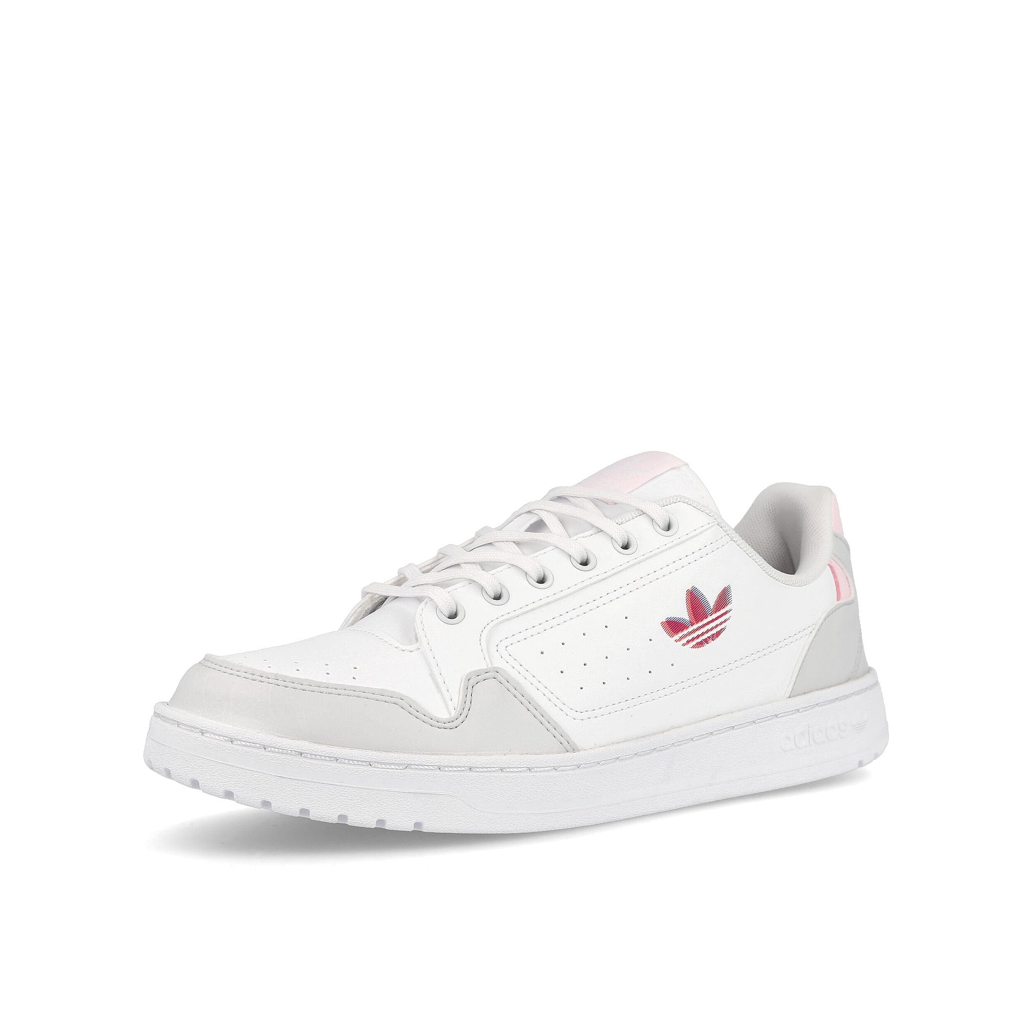 adidas wmns ny 90 Footwear White-Solar Red-Bluebird Sneakers Close Up | Overkill