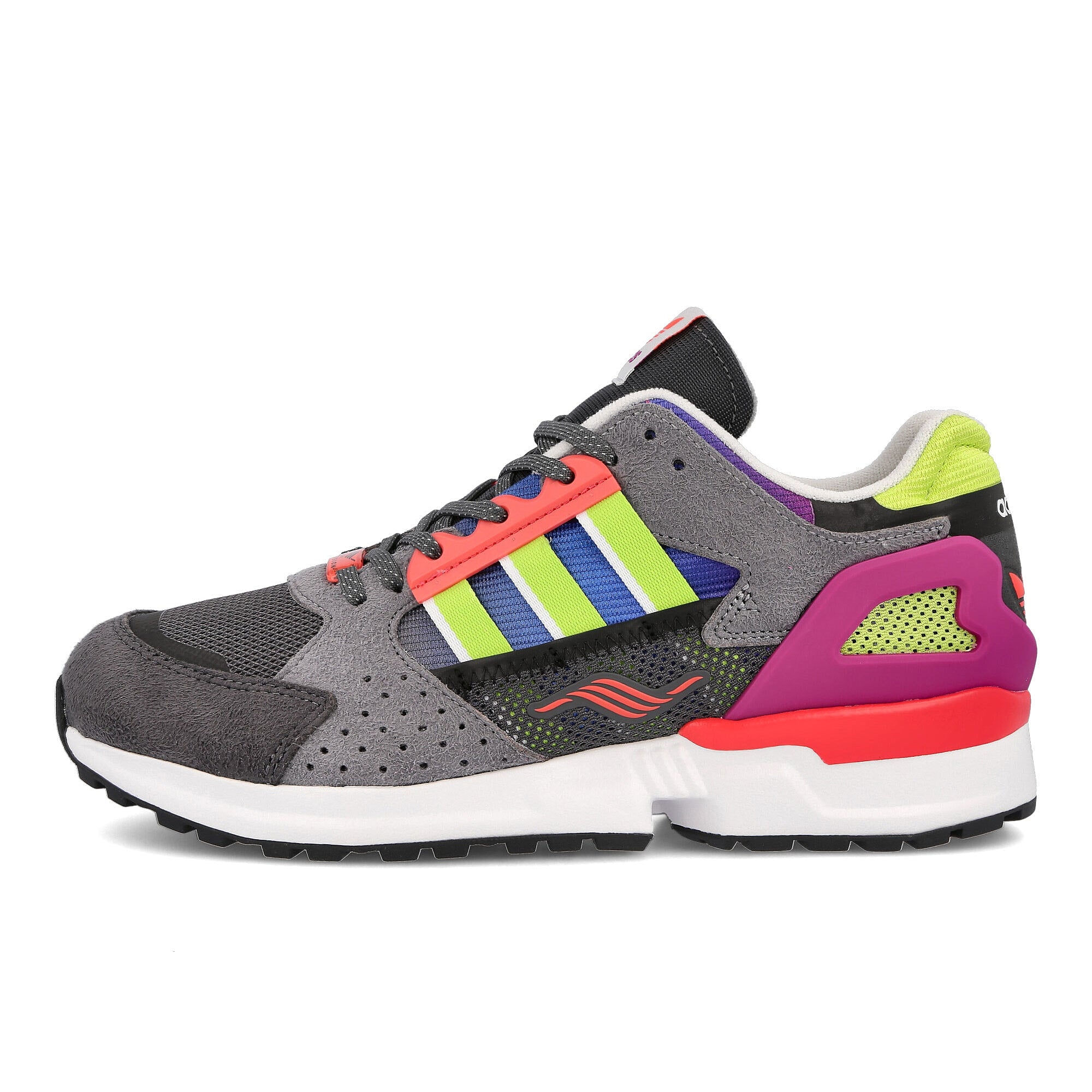 adidas zx 10.000 c Grey Five-Sonic Fuchsia-Semi Solar Slime Sneakers GZ7724 | Overkill