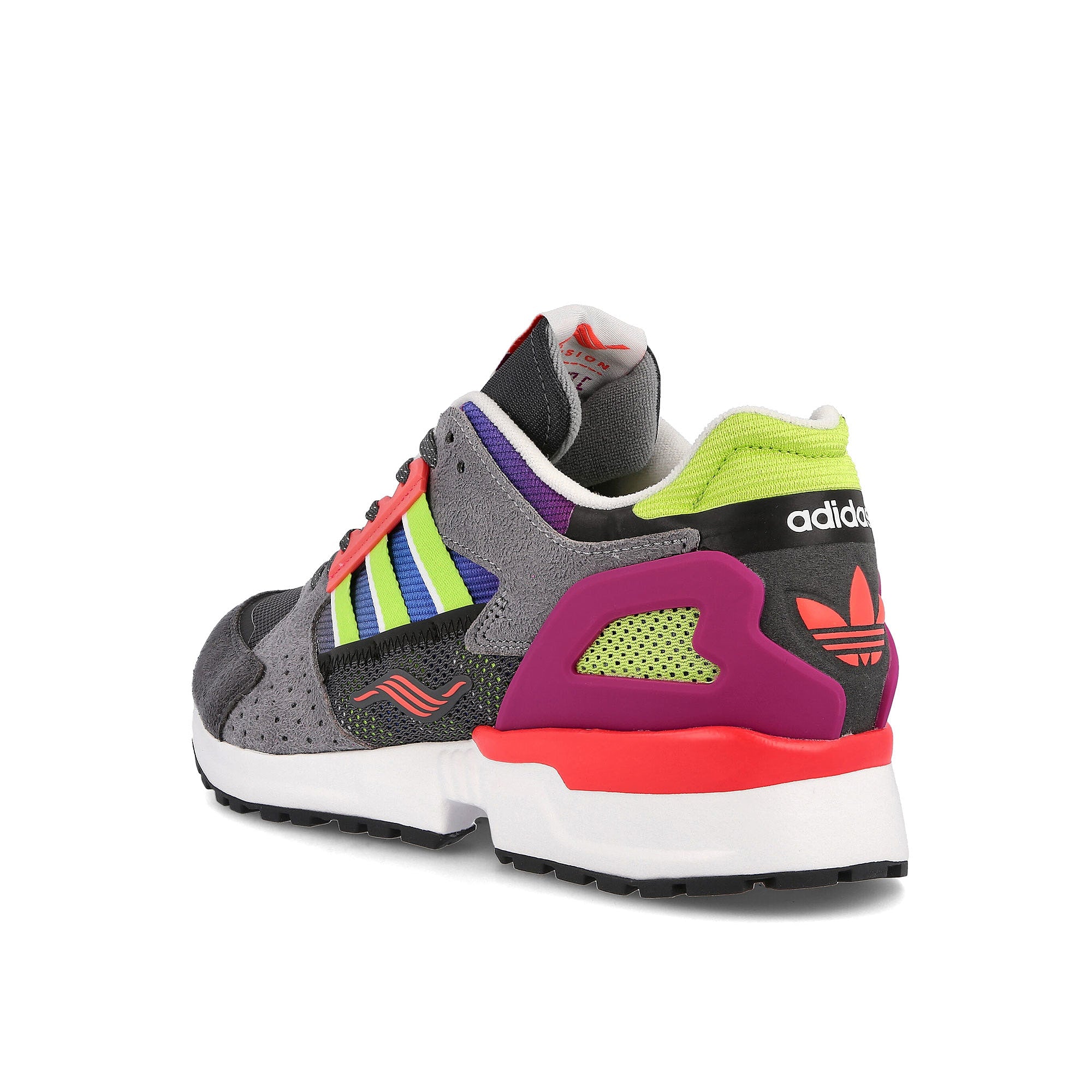 adidas zx 10.000 c Grey Five-Sonic Fuchsia-Semi Solar Slime Sneakers Material | Overkill