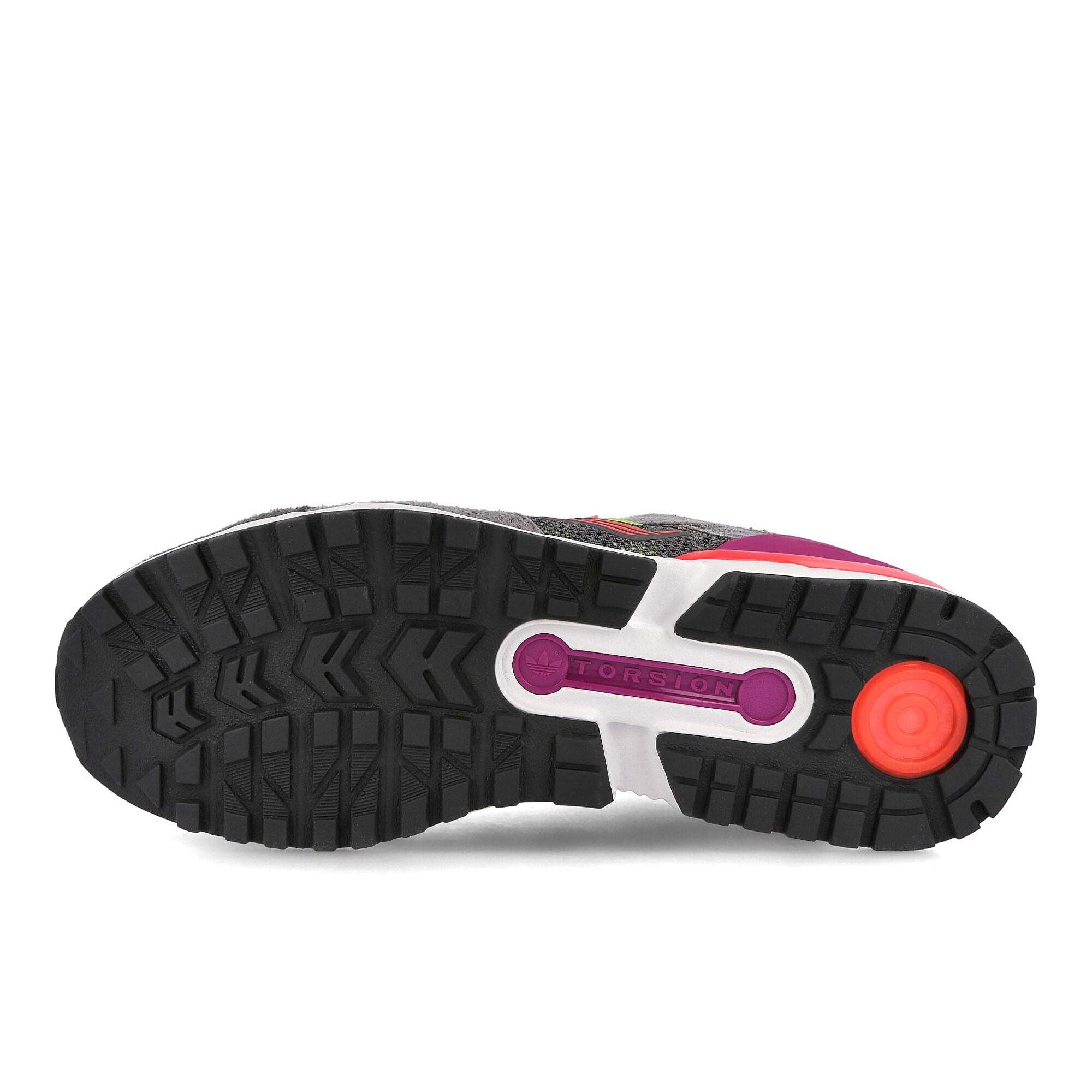 adidas zx 10.000 c Grey Five-Sonic Fuchsia-Semi Solar Slime Sneakers Detail View 1 | Overkill