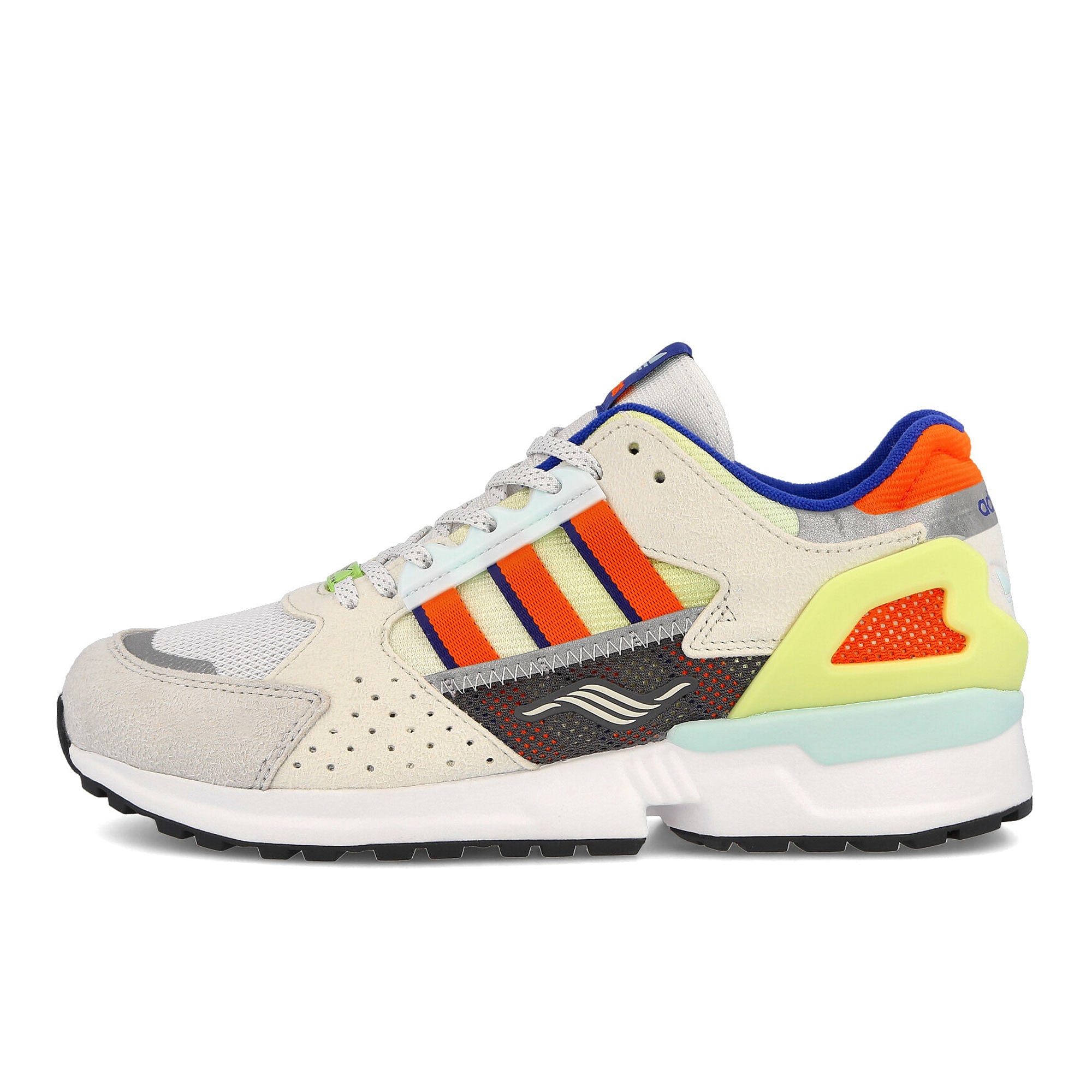 adidas zx 10.000 c Grey One-Solar Red-Footwear White Sneakers GZ7725 | Overkill