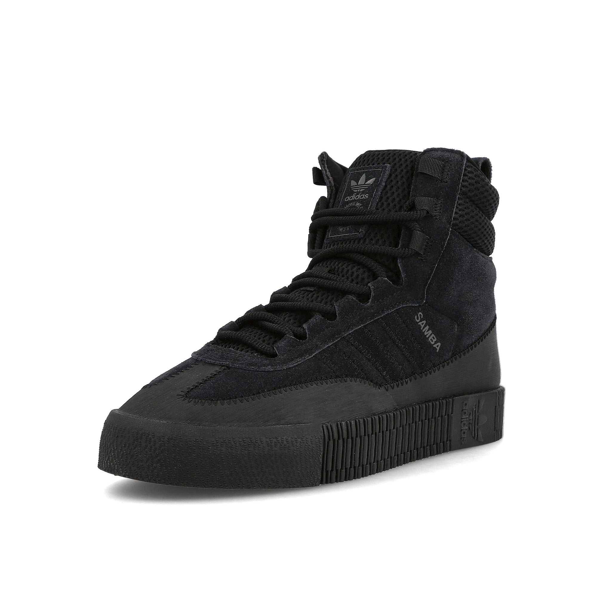 adidas wmns samba boot Core Black-Core Black-Core Black Sneakers Close Up | Overkill