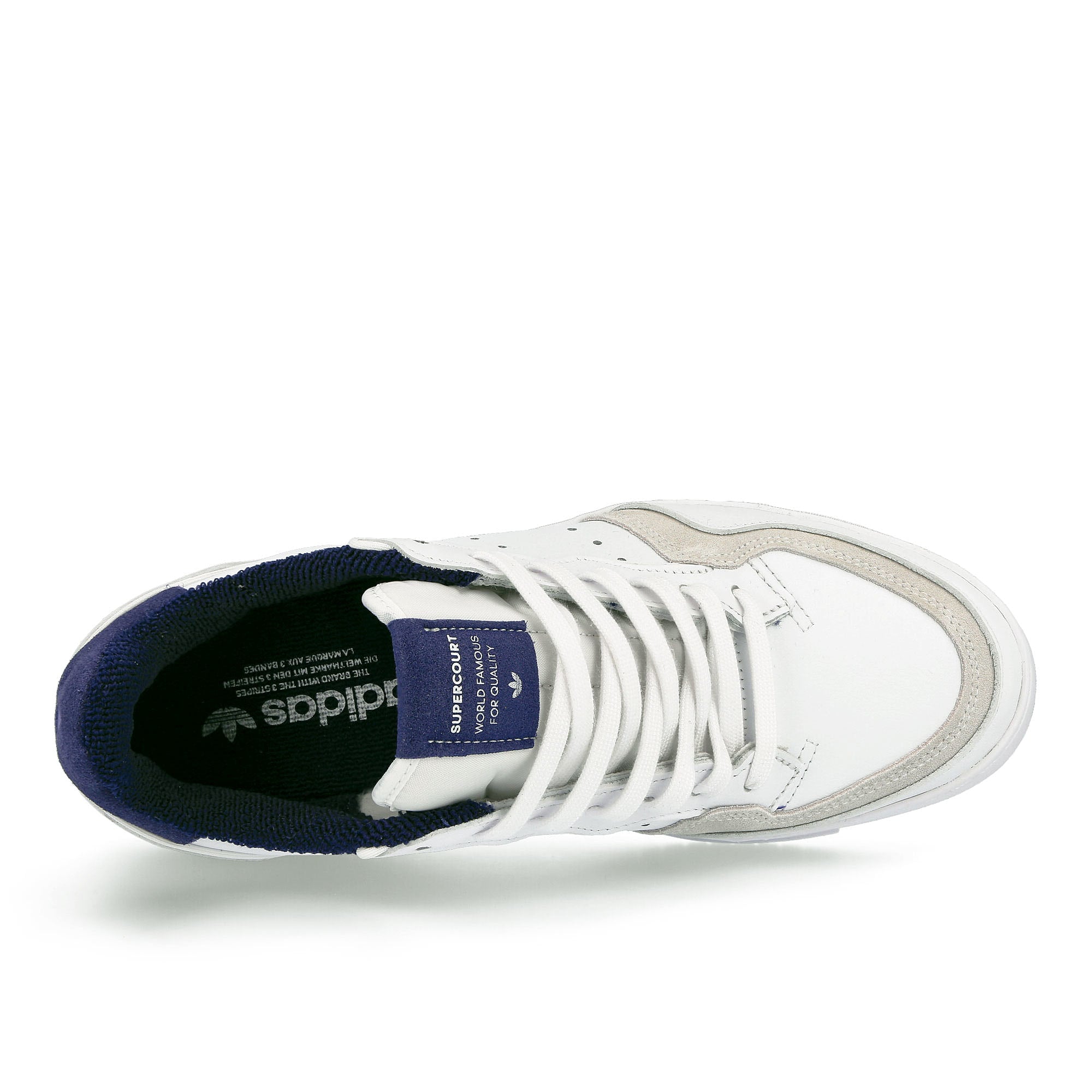 adidas supercourt Footwear White-Footwear White-Night Sky Sneakers Detailfoto | Overkill