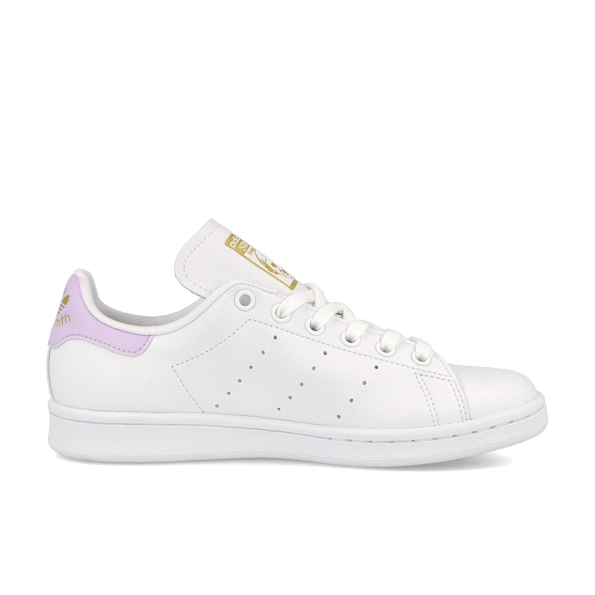 adidas wmns stan smith Footwear White-Purple Tint-Matte Gold Sneakers Silhouette | Overkill