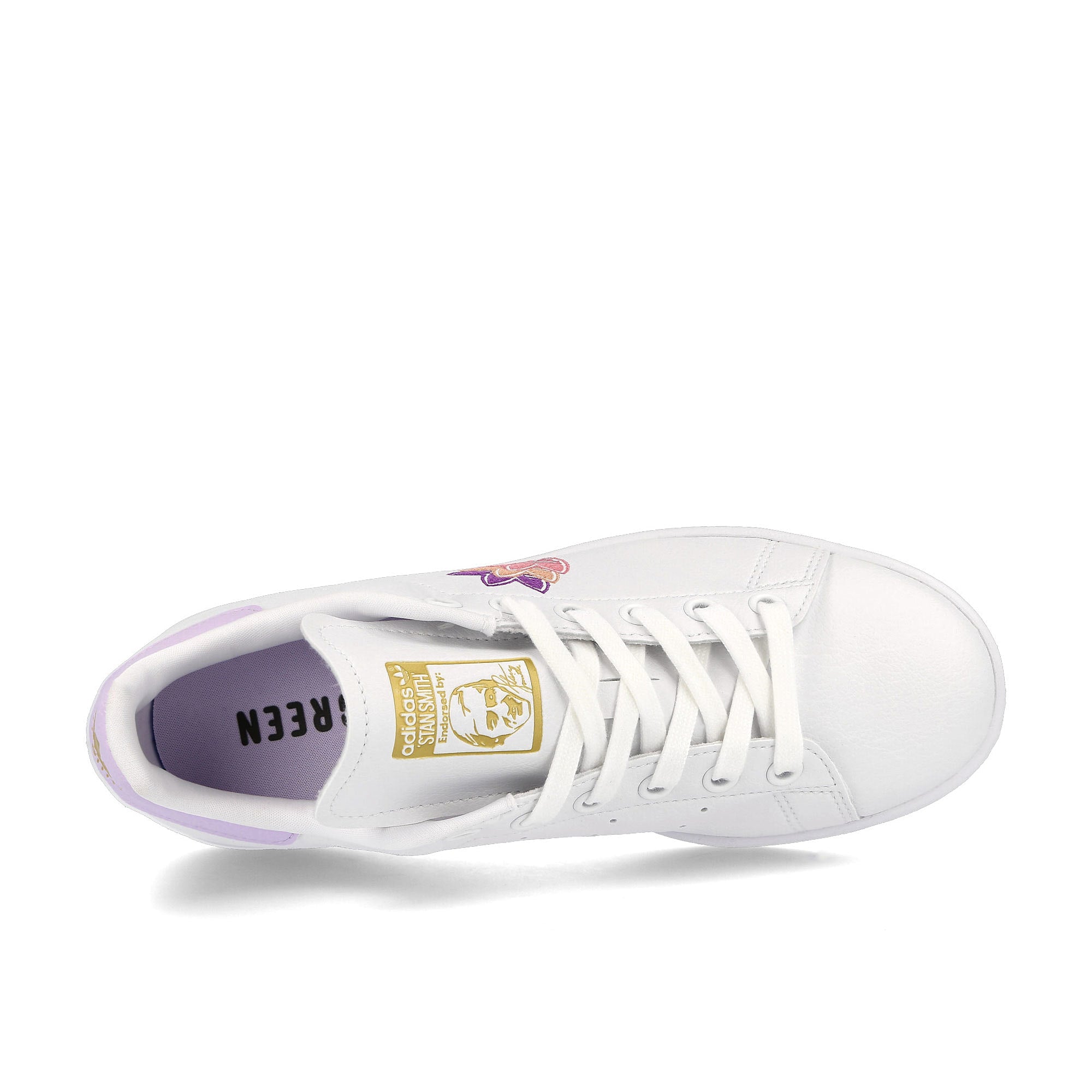 adidas wmns stan smith Footwear White-Purple Tint-Matte Gold Sneakers Detailfoto | Overkill