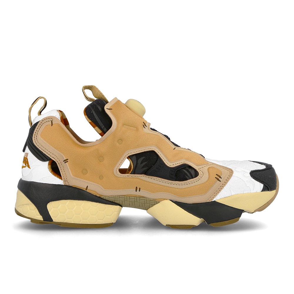 Reebok Kung Fu Panda x Reebok Instapump Fury OG Black-White-Beige Sneakers Silhouette | Overkill