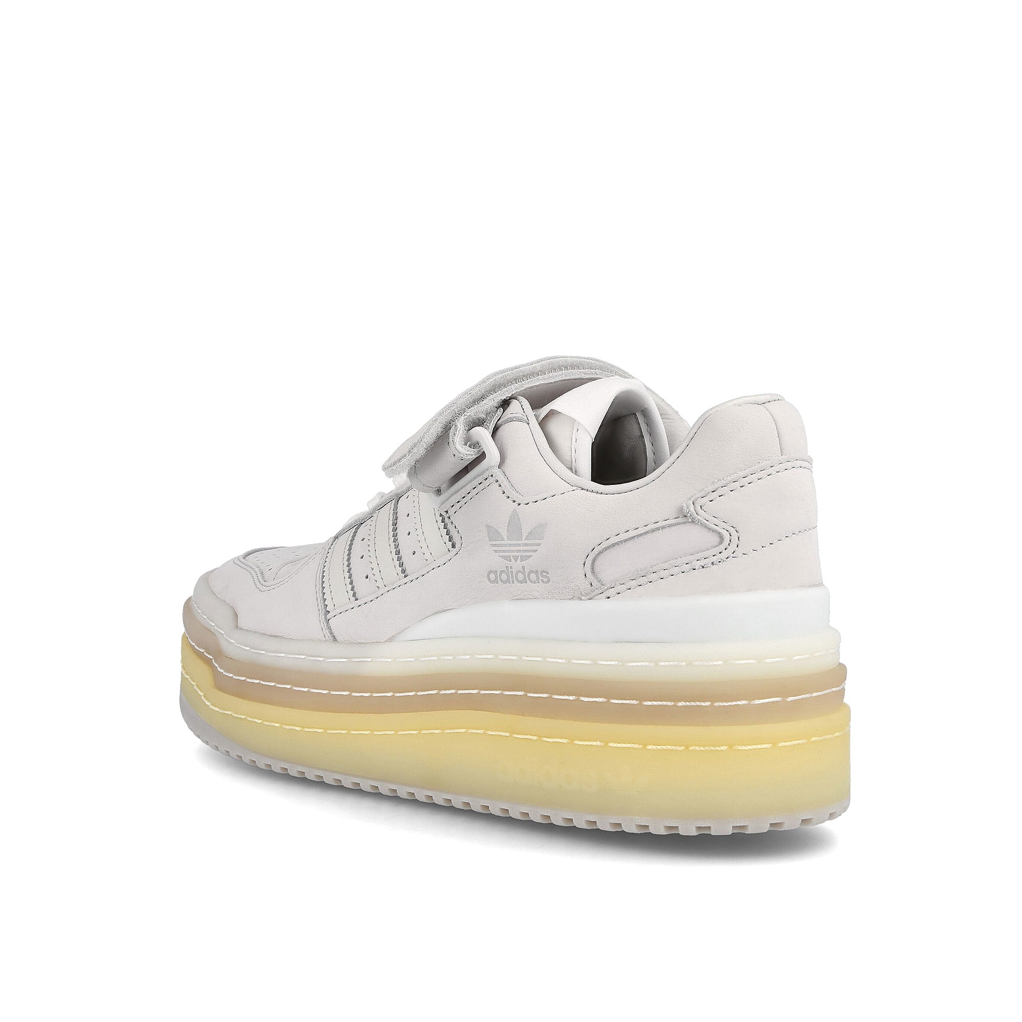 adidas triple platforum low Crystal White/ Crystal White / Footwear White Close-up | Overkill
