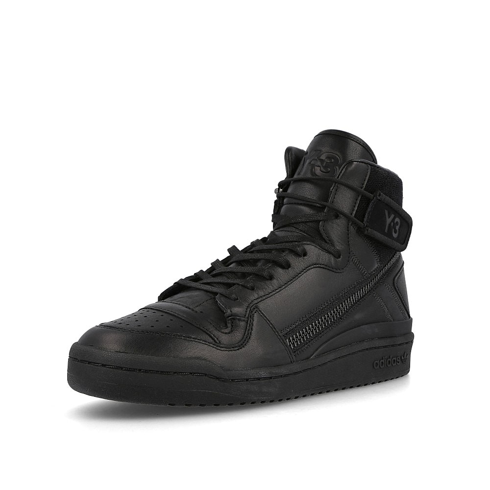 Y-3 forum hi og Black White-Black White Sneakers Close Up | Overkill