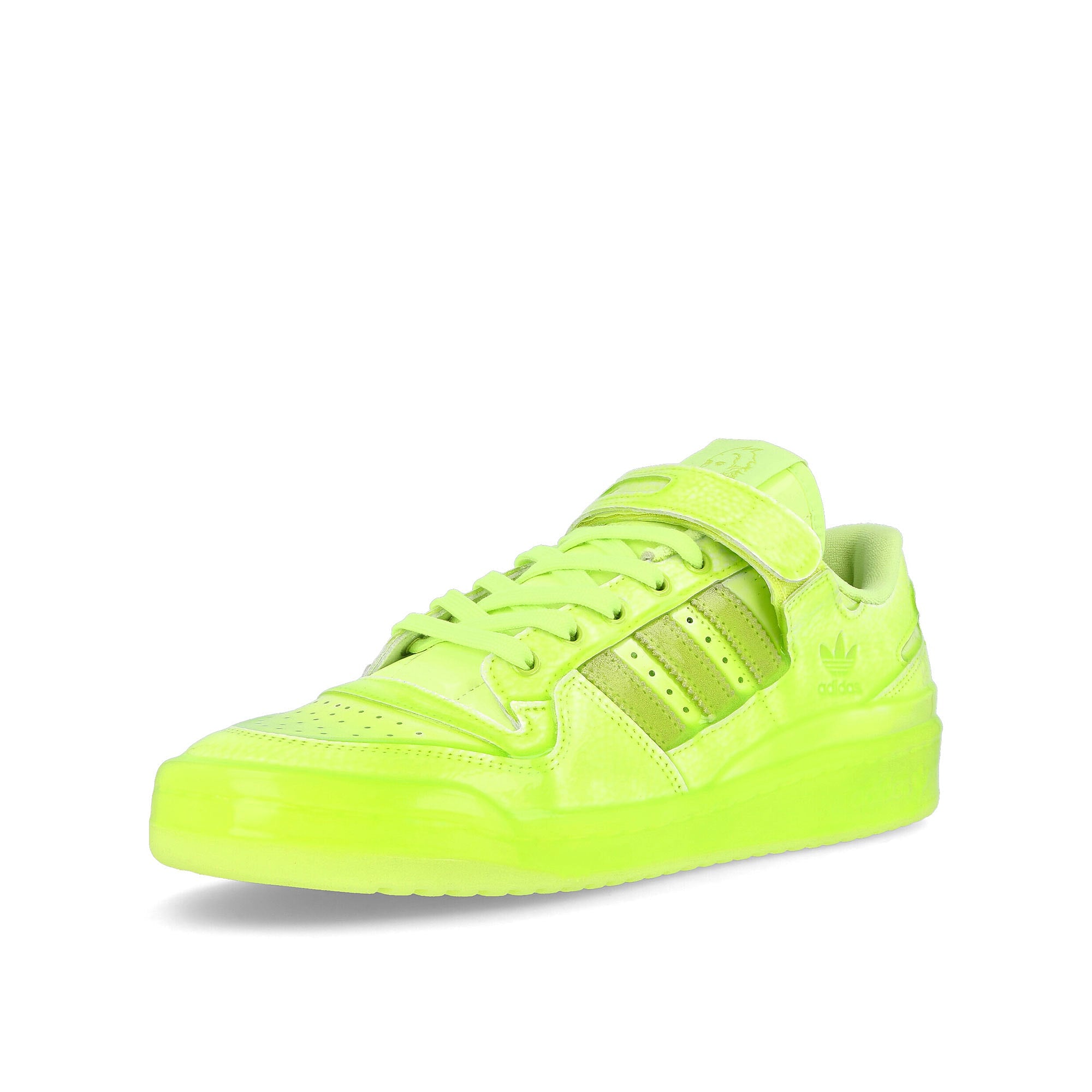 adidas Jeremy Scott x adidas Forum Dipped Low Supplier Colour-Supplier Colour-Solar Yellow Sneakers Close Up | Overkill
