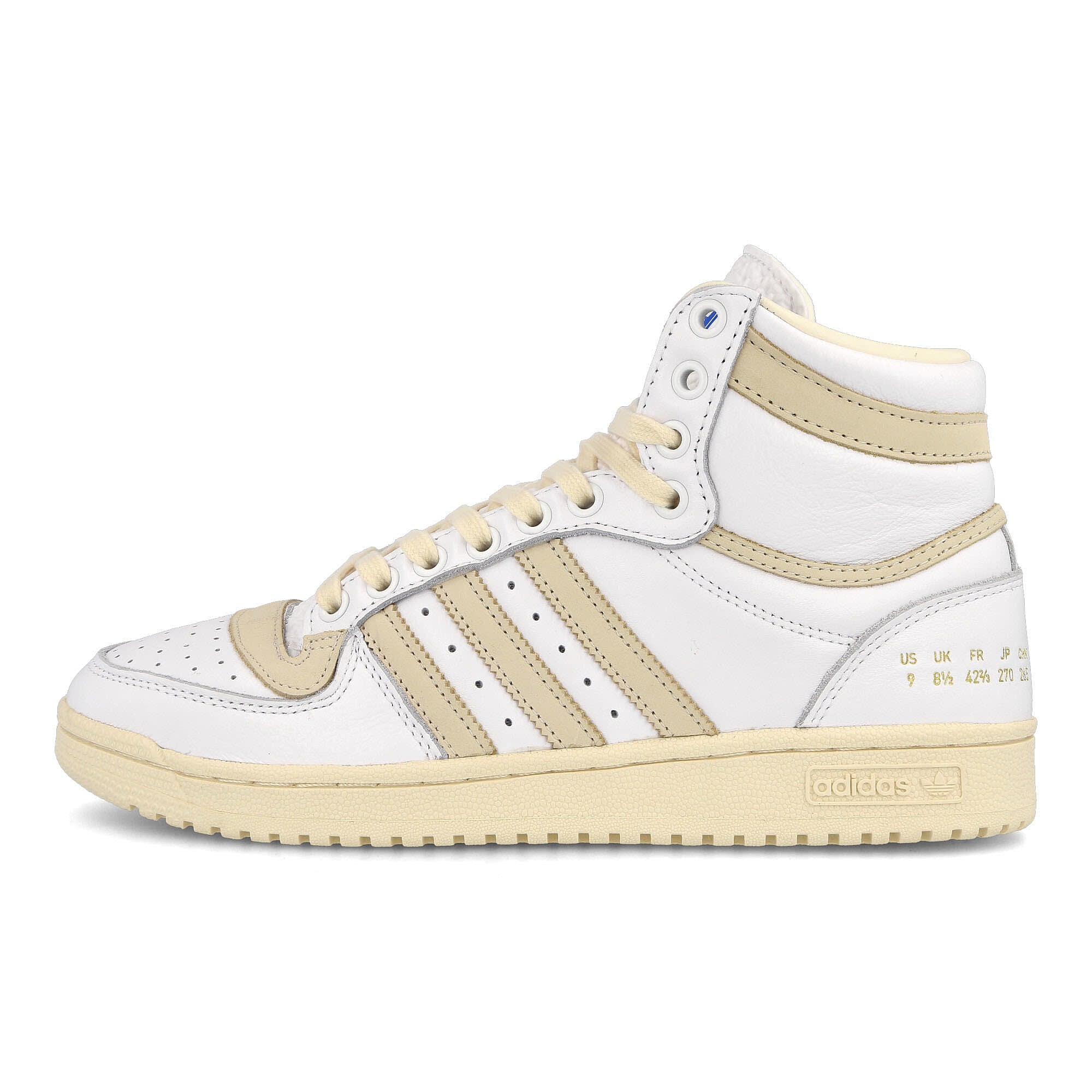 adidas top ten Footwear White-Cream White-Blue Bird Sneakers GZ8941 | Overkill