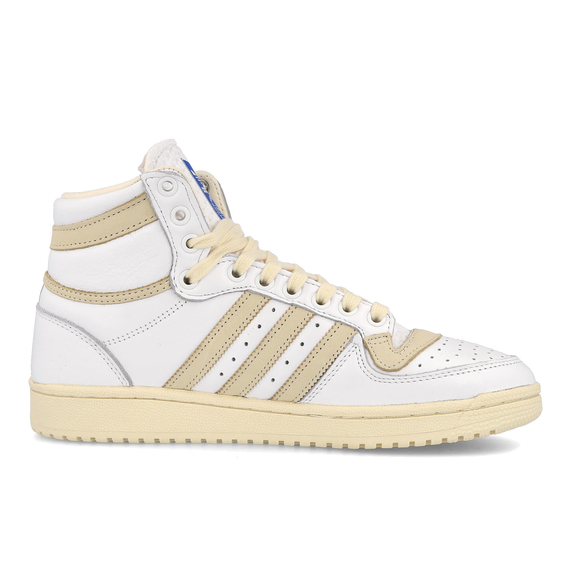 adidas top ten Footwear White-Cream White-Blue Bird Sneakers Silhouette | Overkill