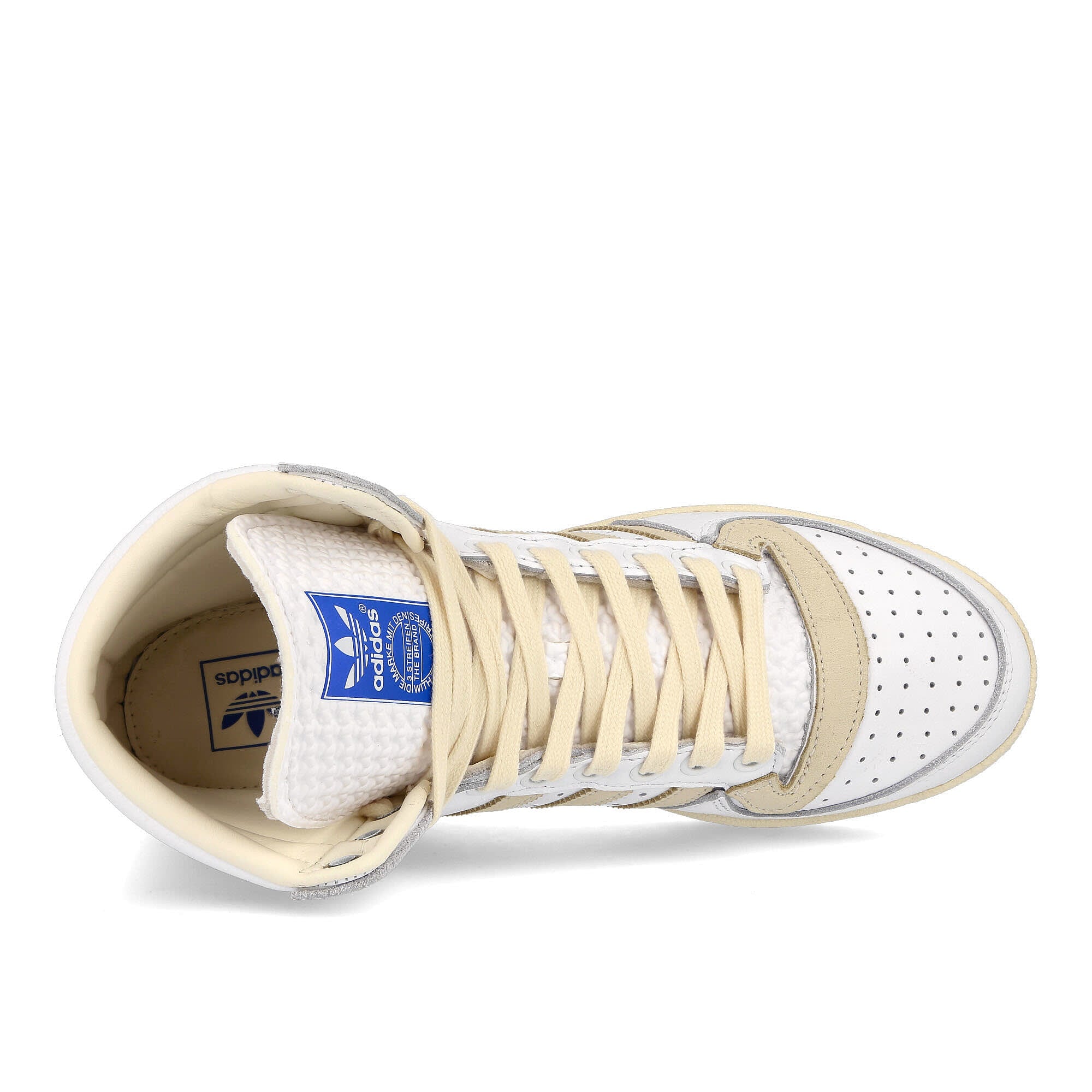 adidas top ten Footwear White-Cream White-Blue Bird Sneakers Detailfoto | Overkill