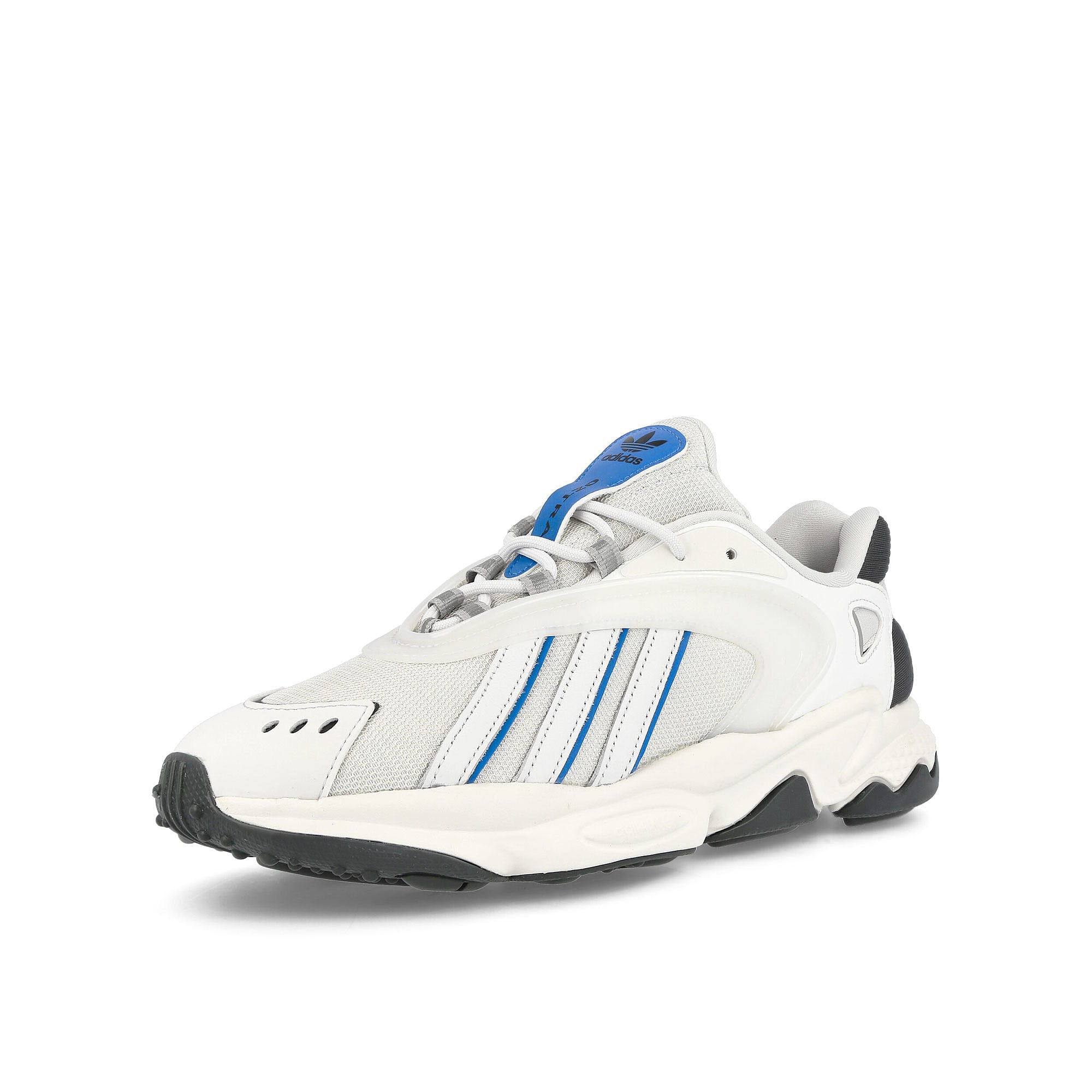adidas Oztral Crystal White / Crystal White / Bright Royal Sneakers Close Up | Overkill