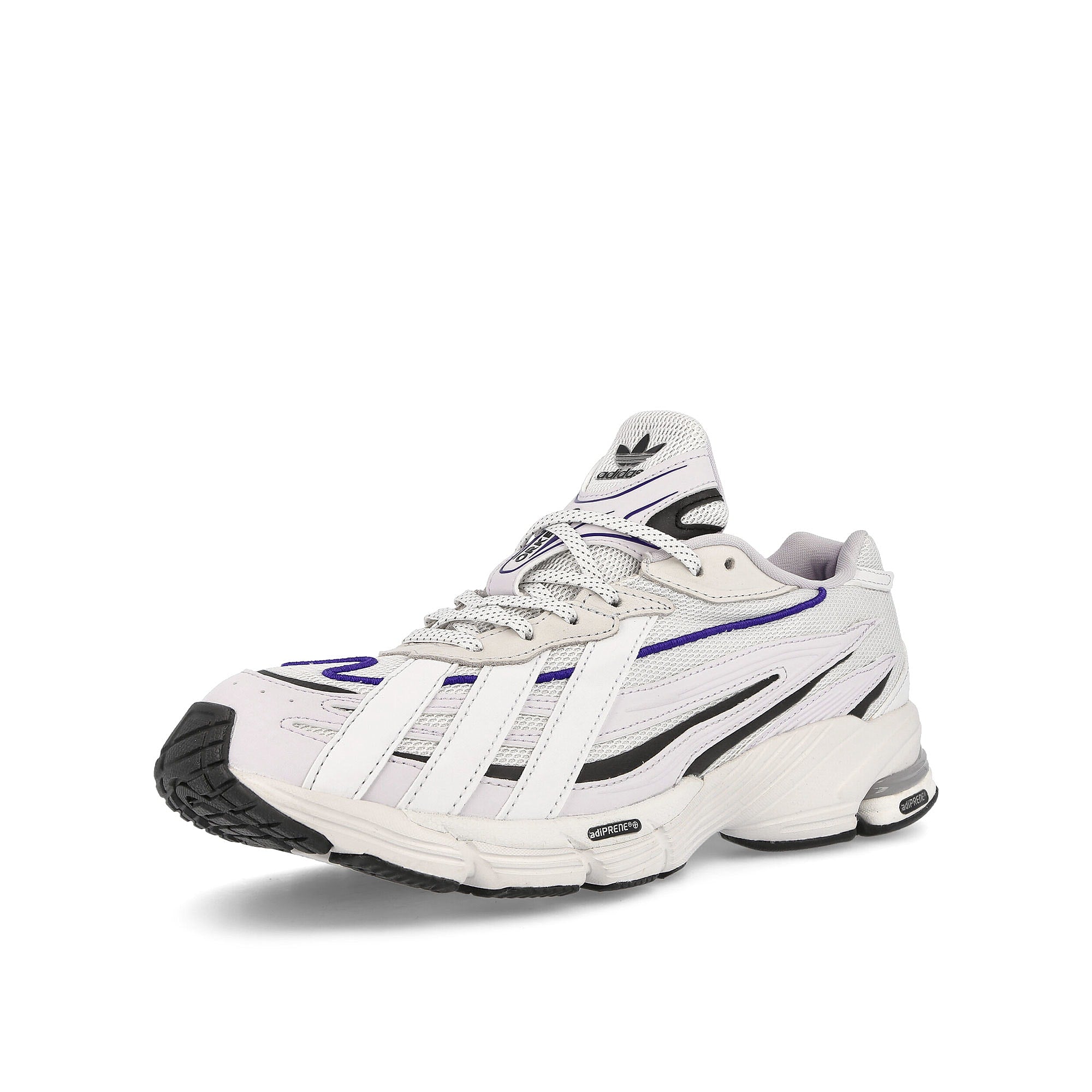 adidas Orketro Crystal White / Silver / Core Black Sneakers Close Up | Overkill