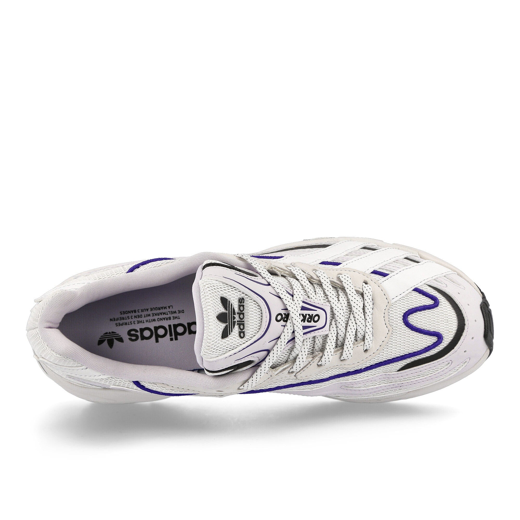 adidas Orketro Crystal White / Silver / Core Black Sneakers Detailfoto | Overkill