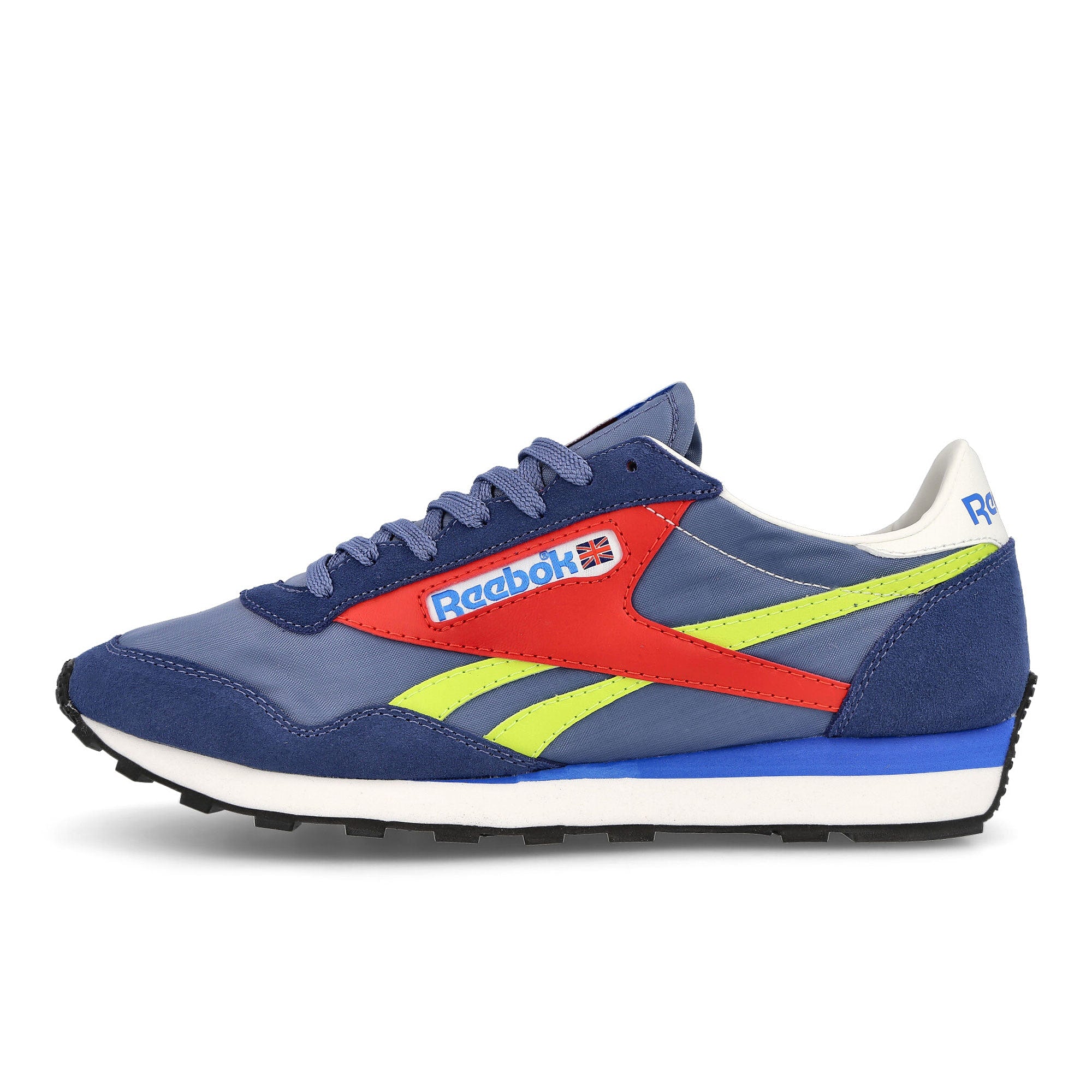 Reebok aztec ii Blue Slate-None-Acid Yellow Low Top Sneakers GZ9870 | Overkill