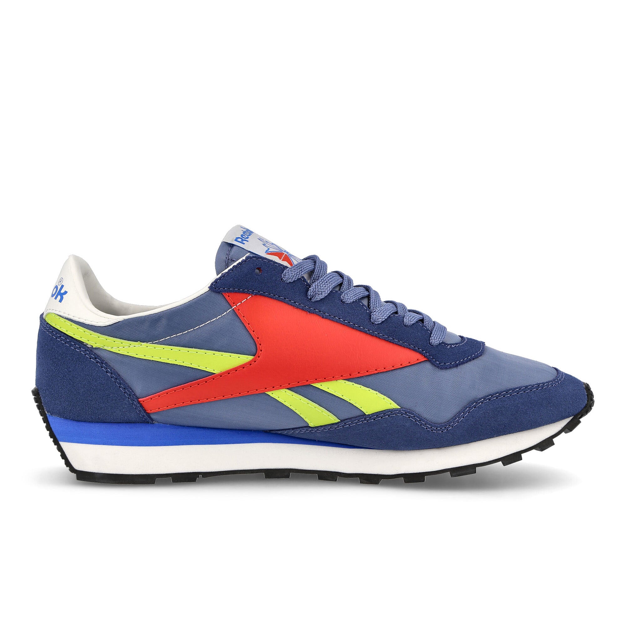 Reebok aztec ii Blue Slate-None-Acid Yellow Low Top Sneakers Silhouette | Overkill