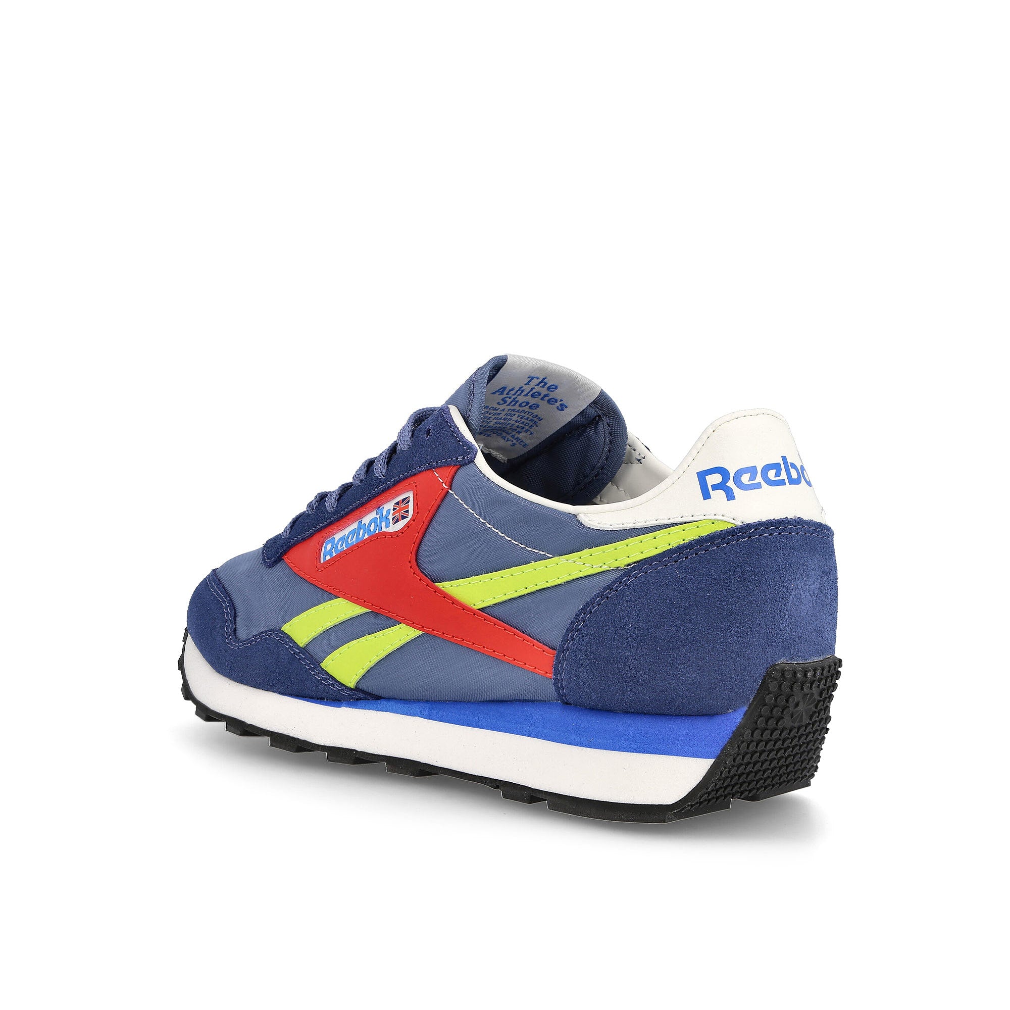 Reebok aztec ii Blue Slate-None-Acid Yellow Low Top Sneakers Material | Overkill