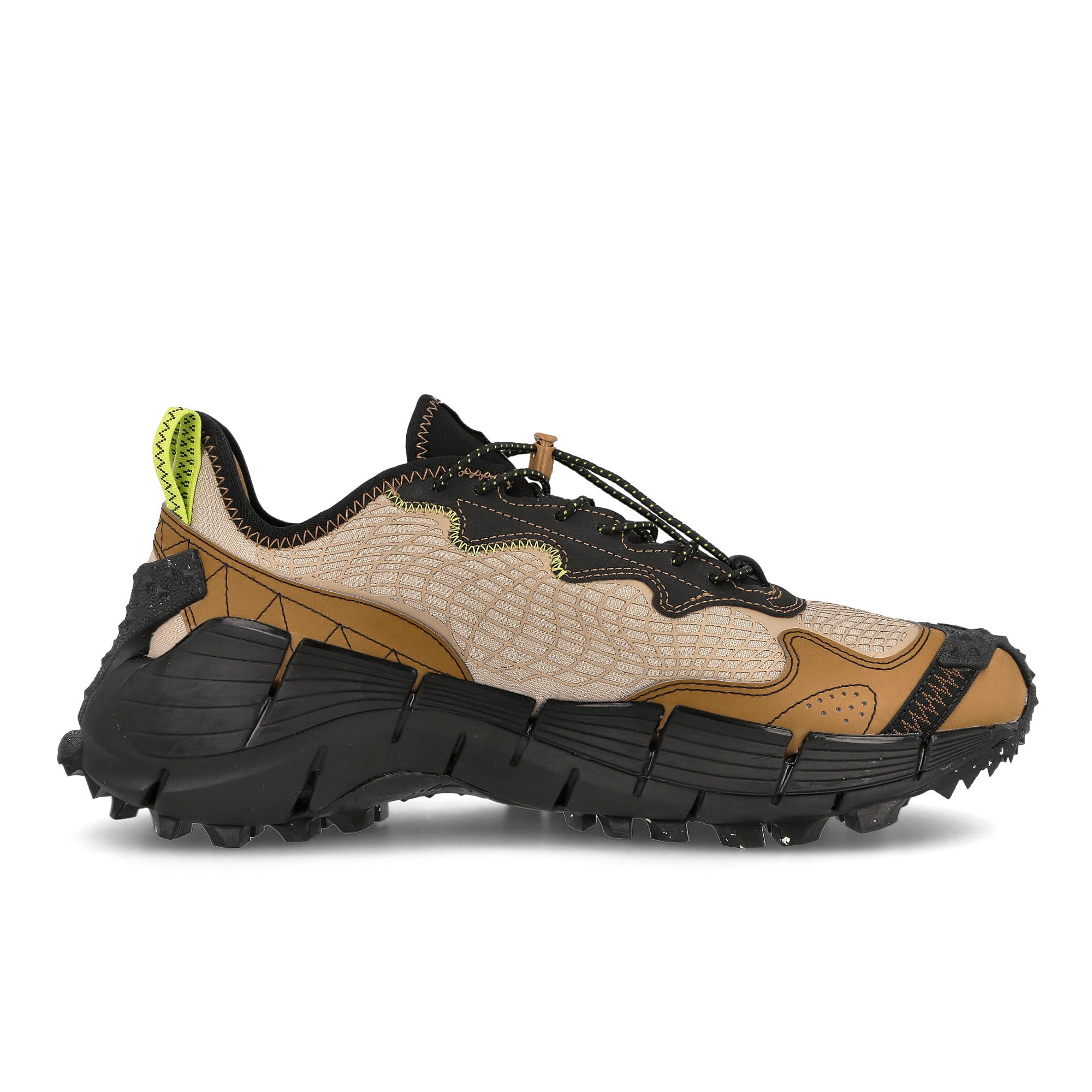 Reebok zig kinetica ii edge Modern Beige-Sepia-Core Black Sneakers Silhouette | Overkill