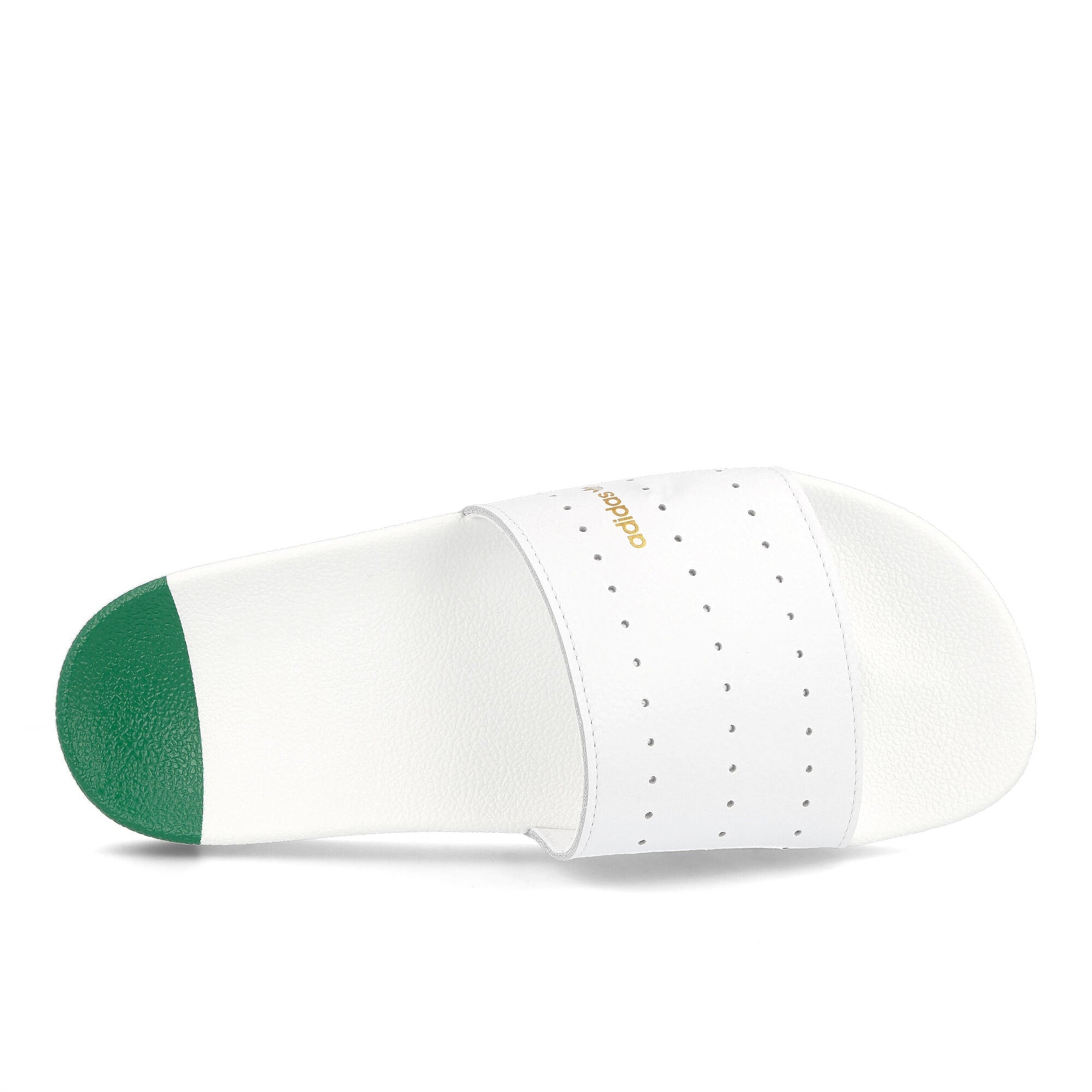 adidas adilette Footwear White-Green-Footwear White Slides, Sandals & Slippers Detailfoto | Overkill