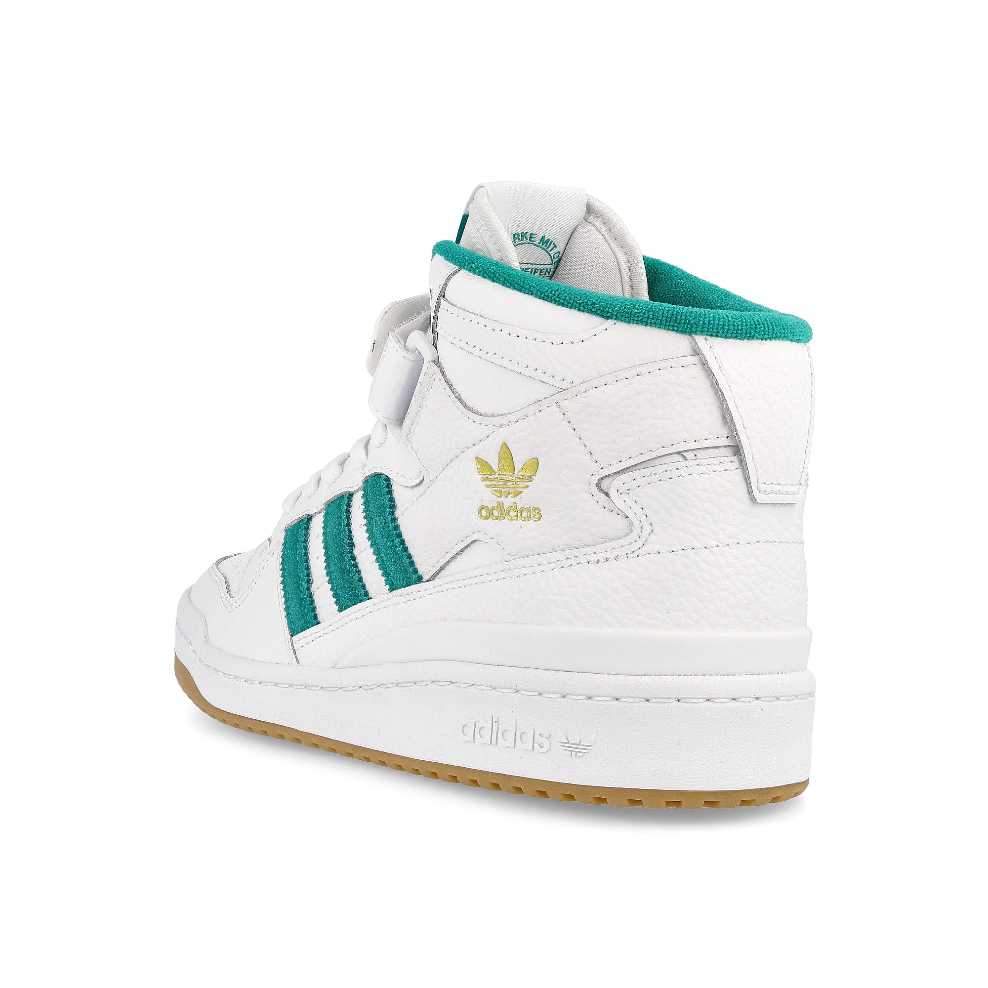 adidas forum mid Footwear White-Gold Metallic-GUM 3 Sneakers Material | Overkill