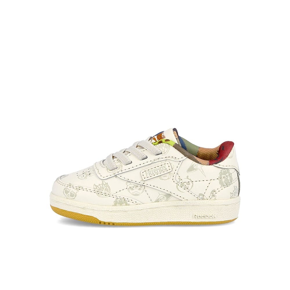 Reebok Kung Fu Panda x Reebok Club C 85 Infants Classic White-Paperwhite-Beige Sneakers H01205 | Overkill
