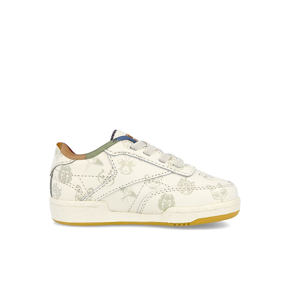 Reebok Kung Fu Panda x Reebok Club C 85 Infants Classic White-Paperwhite-Beige Sneakers Silhouette | Overkill
