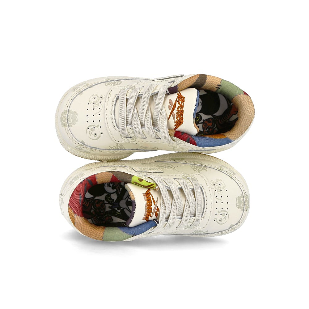 Reebok Kung Fu Panda x Reebok Club C 85 Infants Classic White-Paperwhite-Beige Sneakers Detailfoto | Overkill