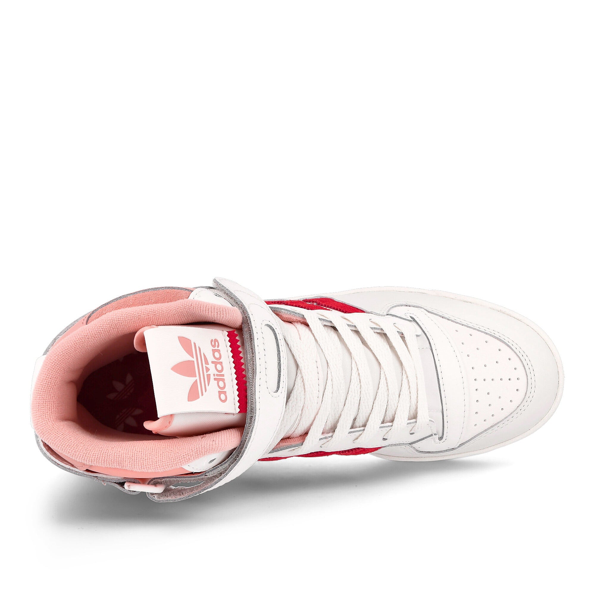 adidas forum 84 hi Off White-Glow Pink-Vivid Red Sneakers Detailfoto | Overkill