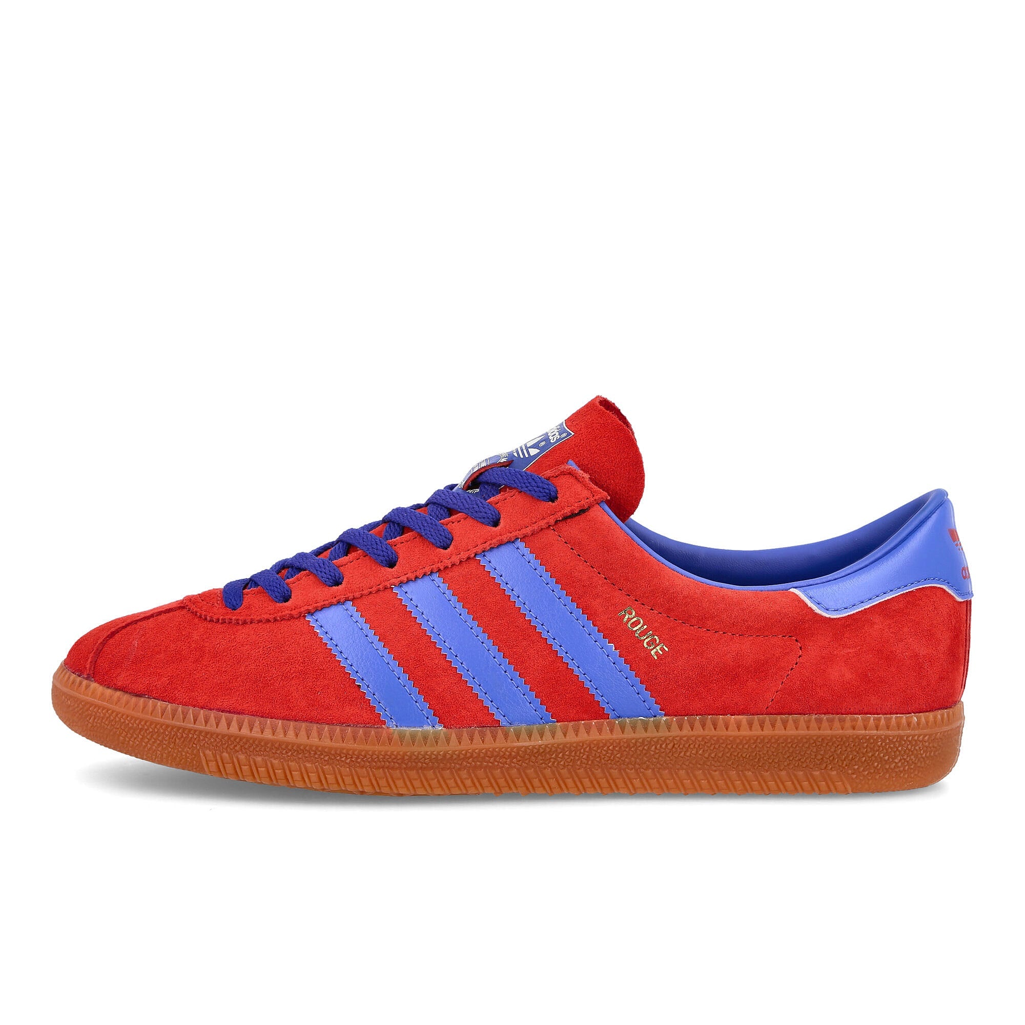 adidas rouge Red-Bright Royal-Gold Metalic Sneakers H01797 | Overkill