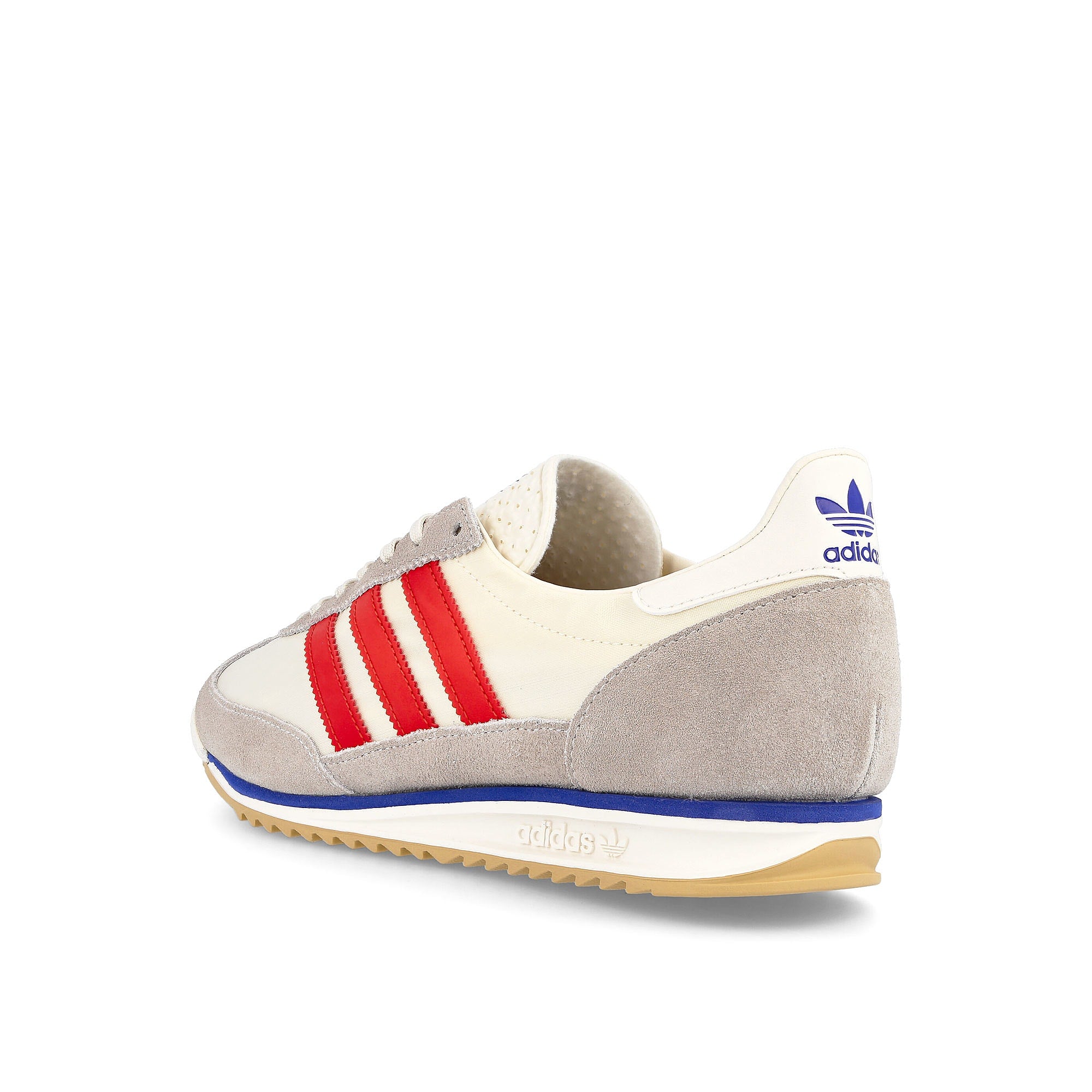 adidas sl 72 Chalk White / Red / Power Blue Close-up | Overkill